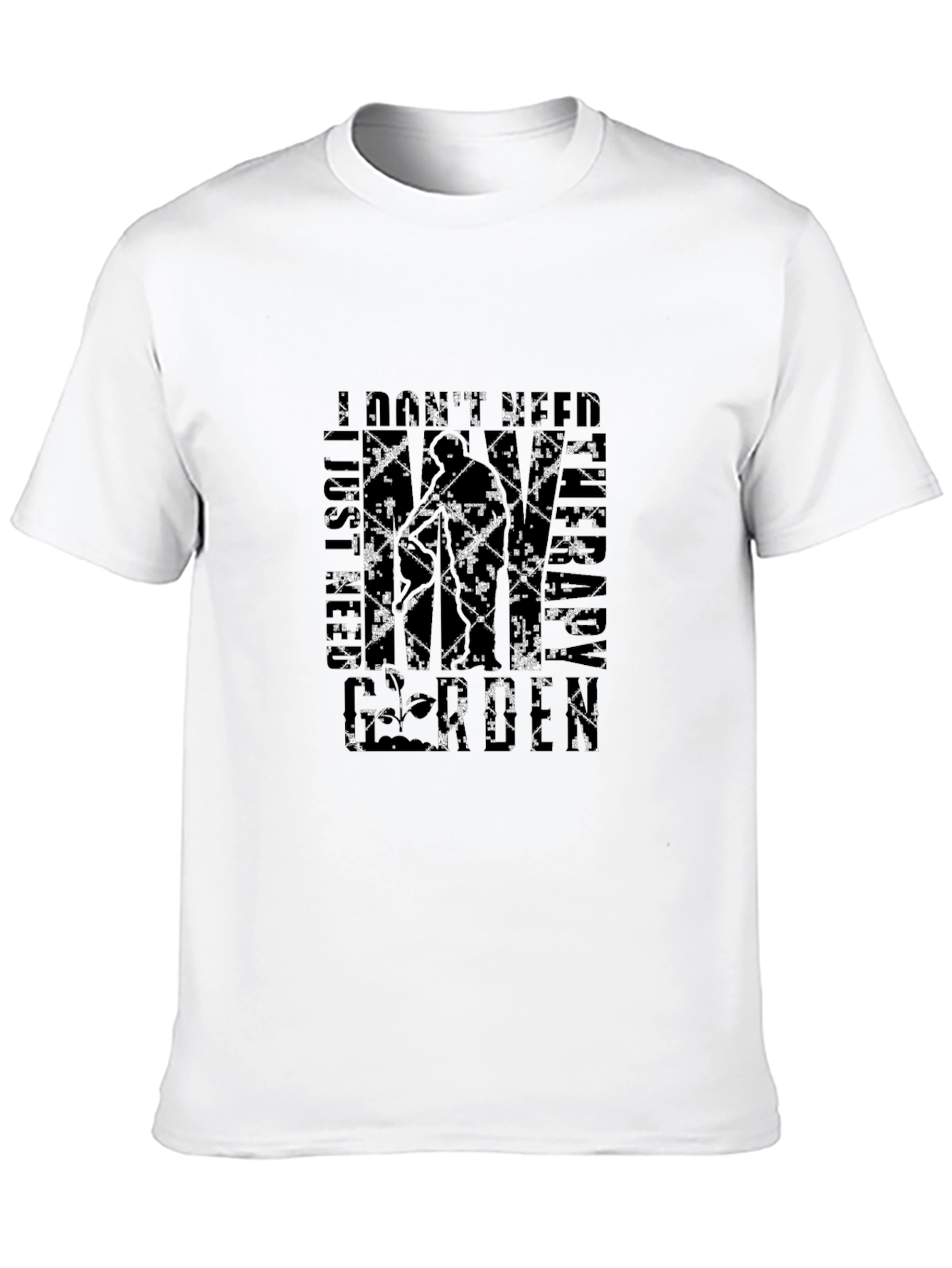 Distressed Graphic Tee - I Dont Need Google