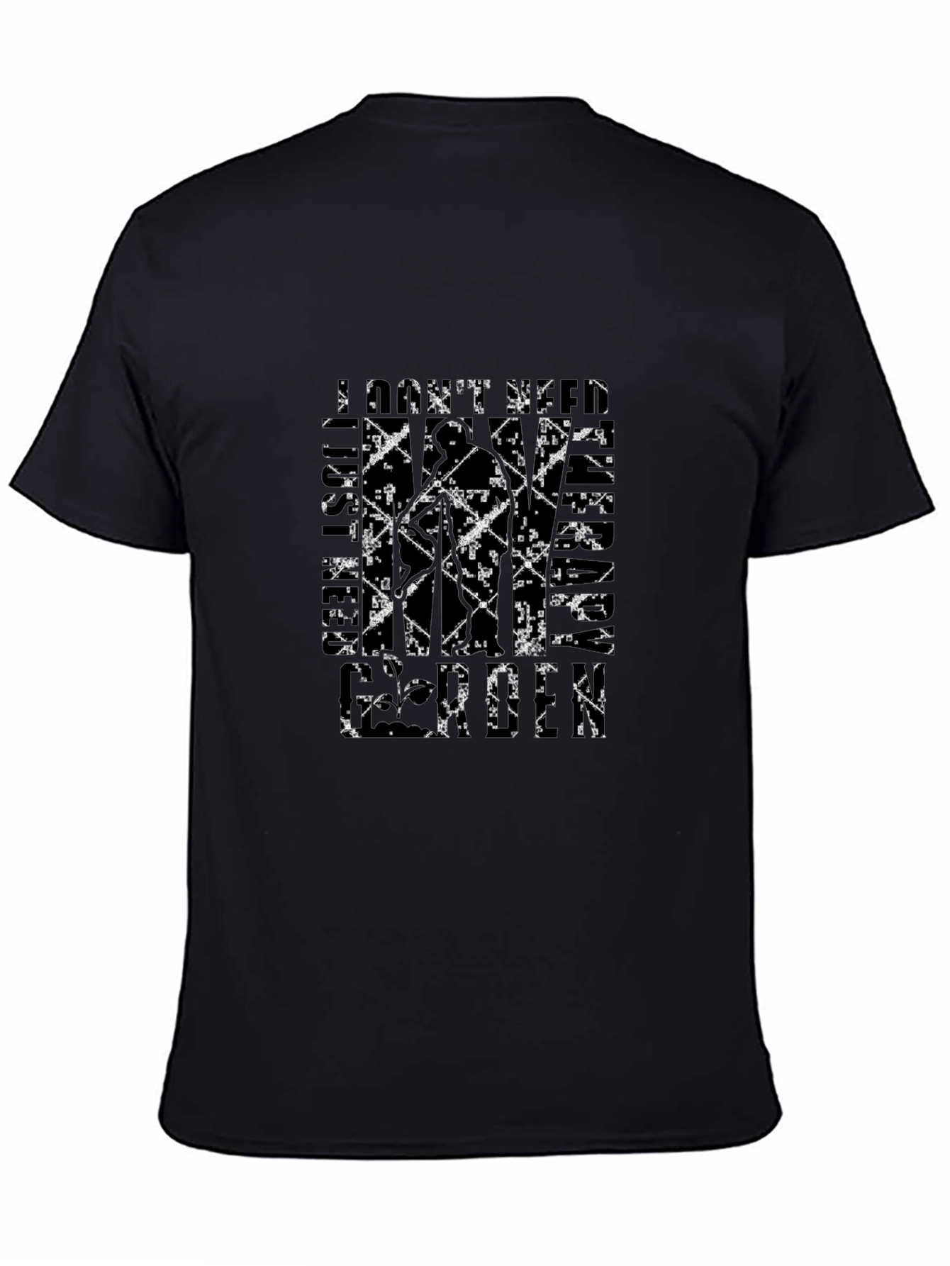 Distressed Graphic Tee - I Dont Need Google