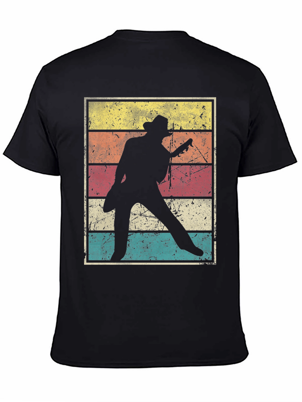 Retro Guitar Player T-Shirt