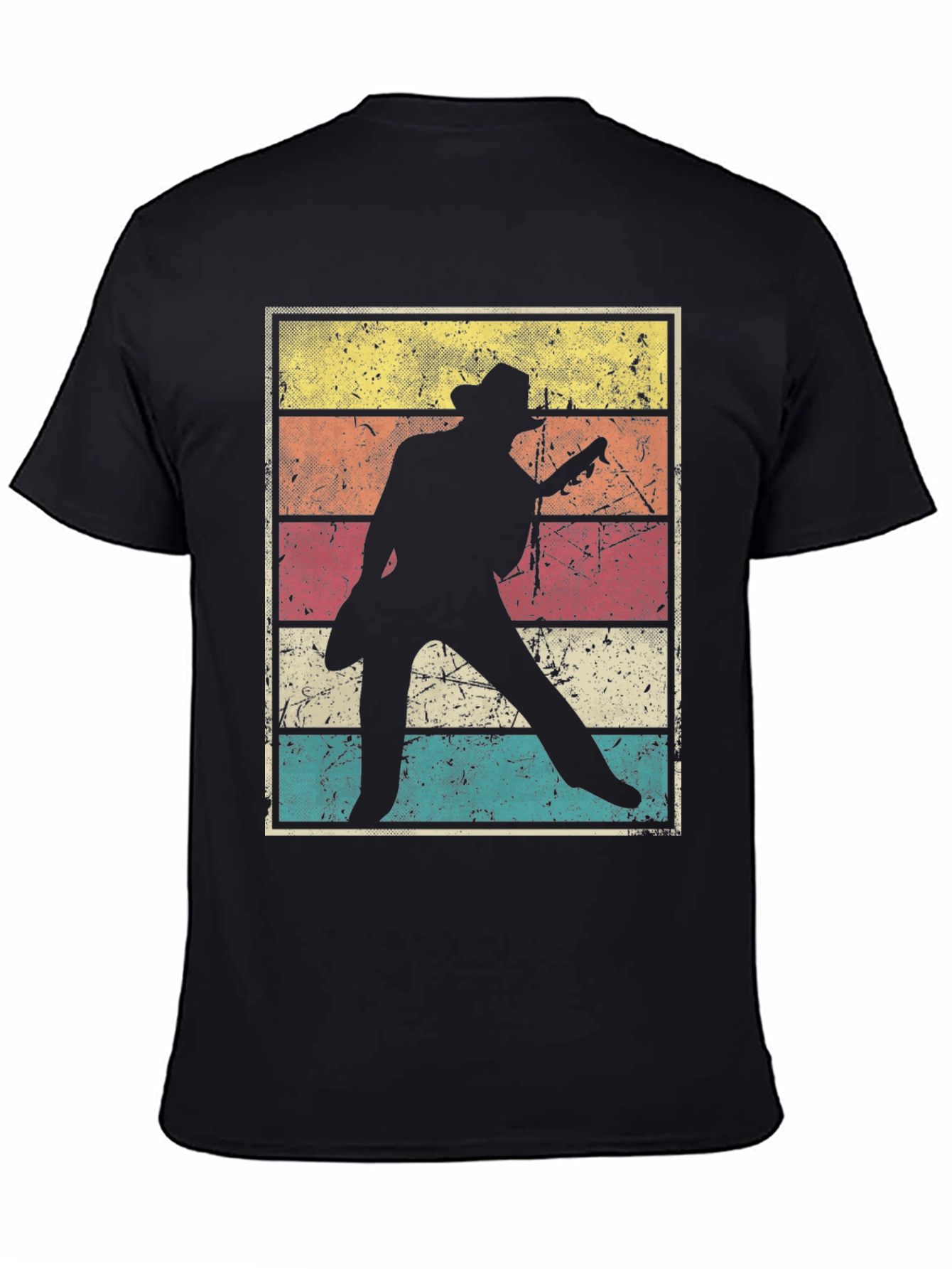 Retro Guitar Player T-Shirt