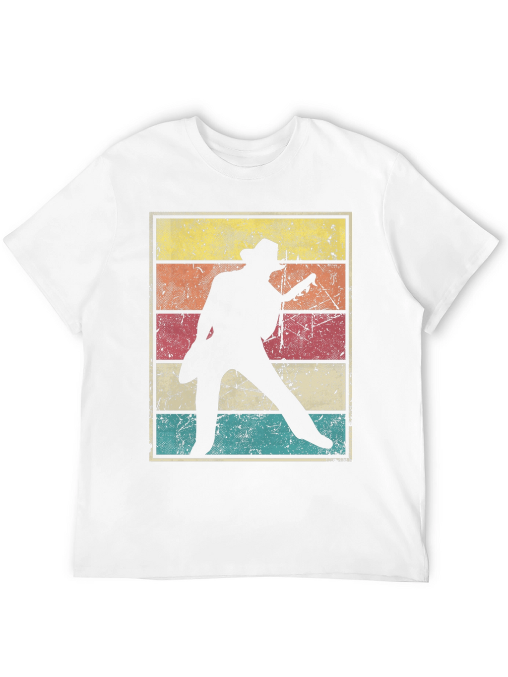 Retro Guitar Player T-Shirt