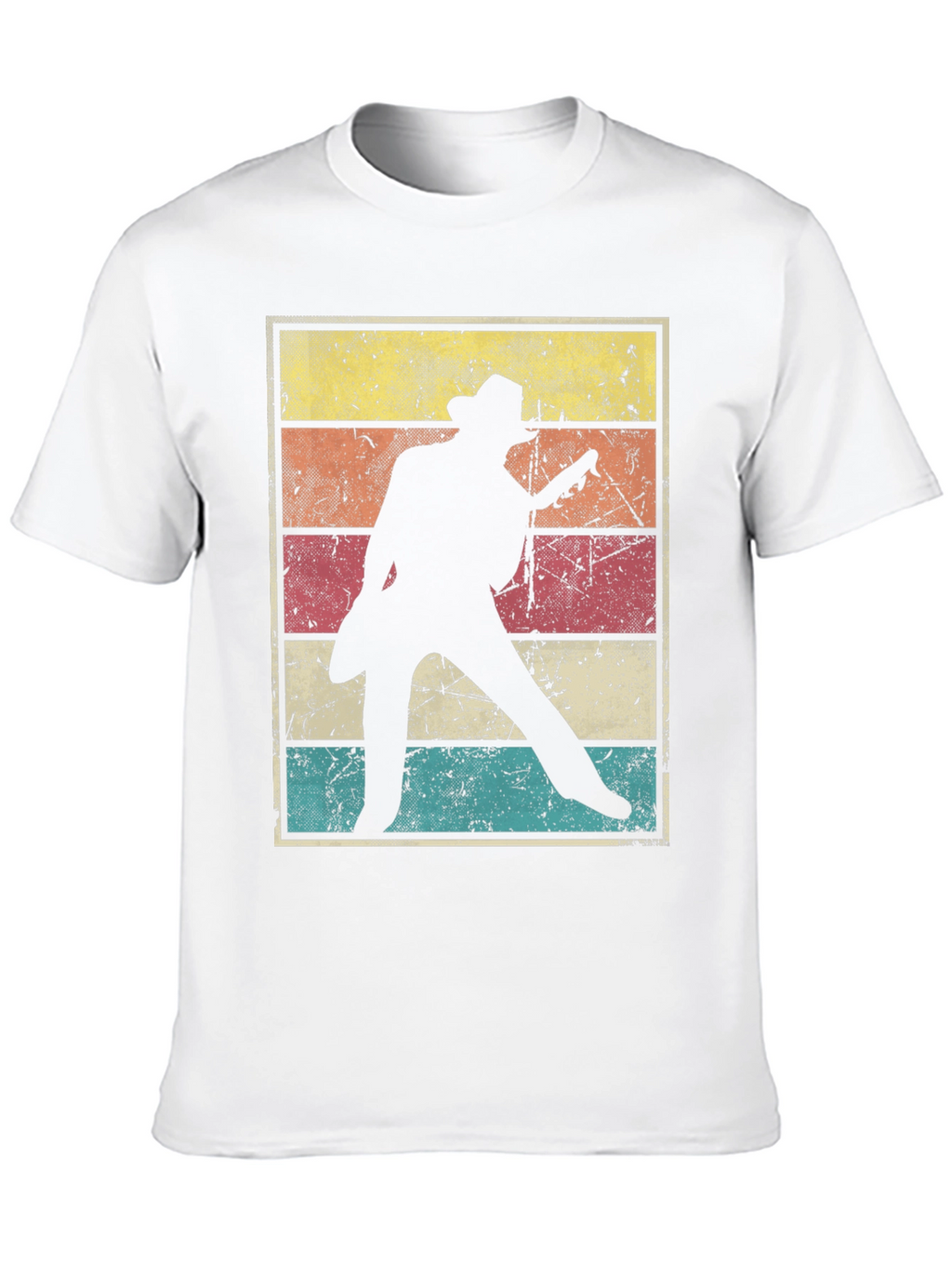 Retro Guitar Player T-Shirt