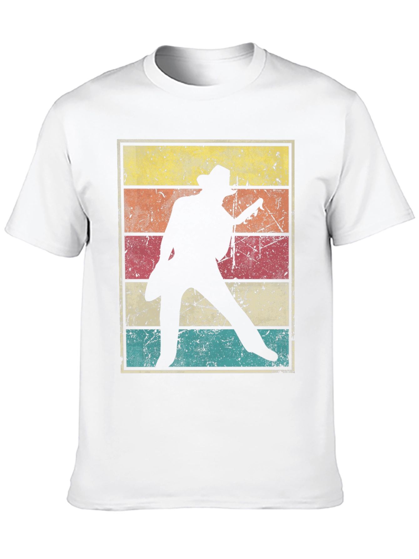 Retro Guitar Player T-Shirt