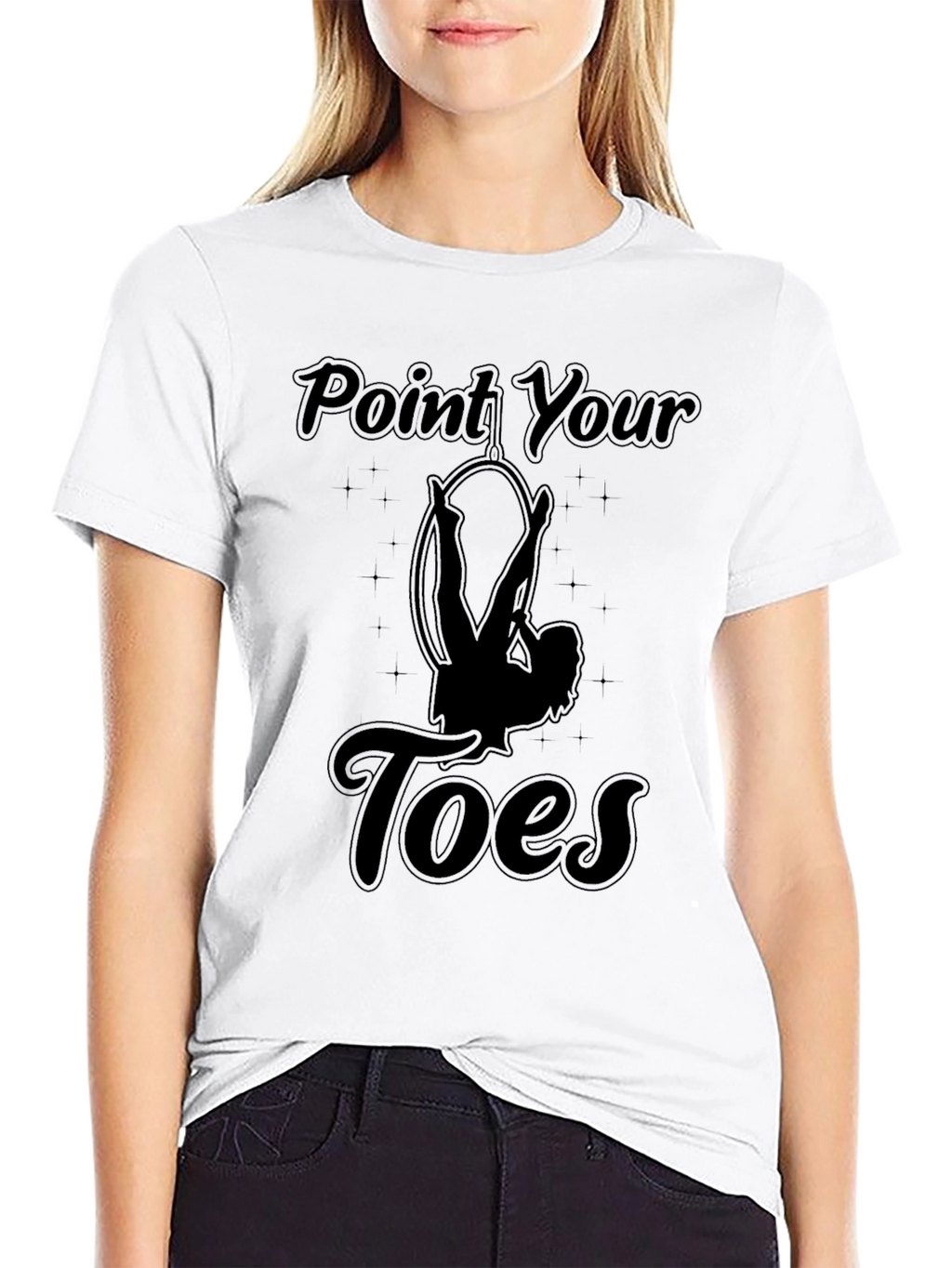 Point Your Toes Aerial Hoop T-Shirt