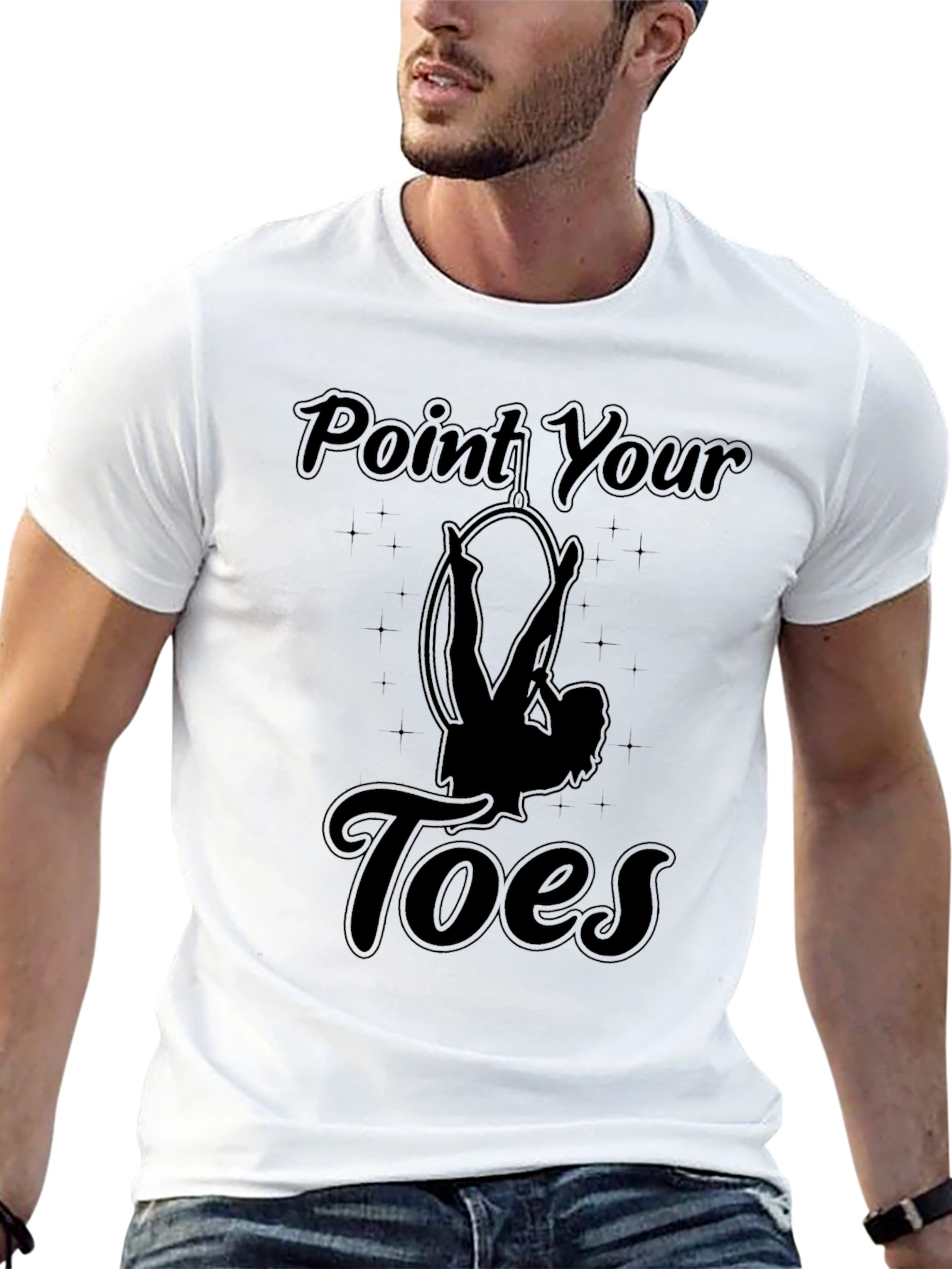 Point Your Toes Aerial Hoop T-Shirt