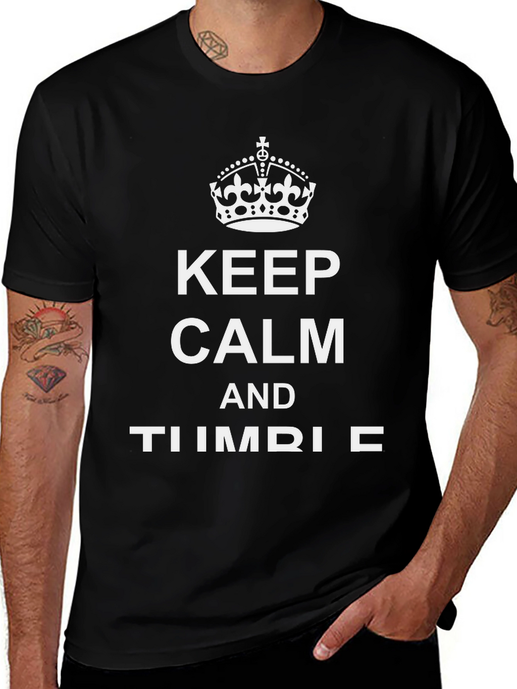 Keep Calm and Timber T-Shirt Funny Graphic Tee