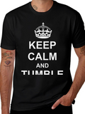 Keep Calm and Timber T-Shirt Funny Graphic Tee