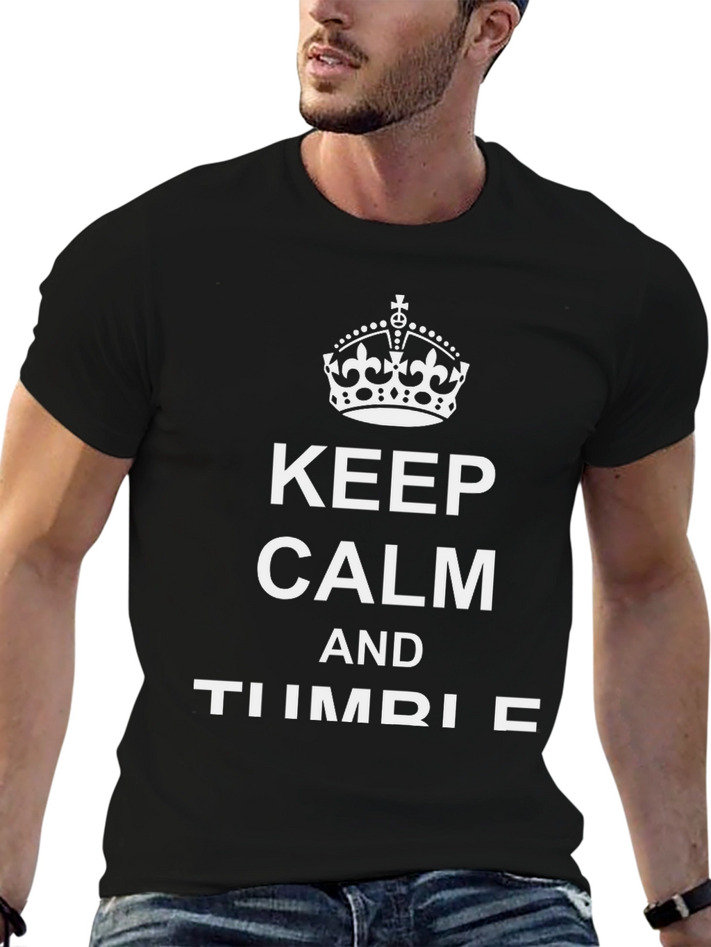 Keep Calm and Timber T-Shirt Funny Graphic Tee