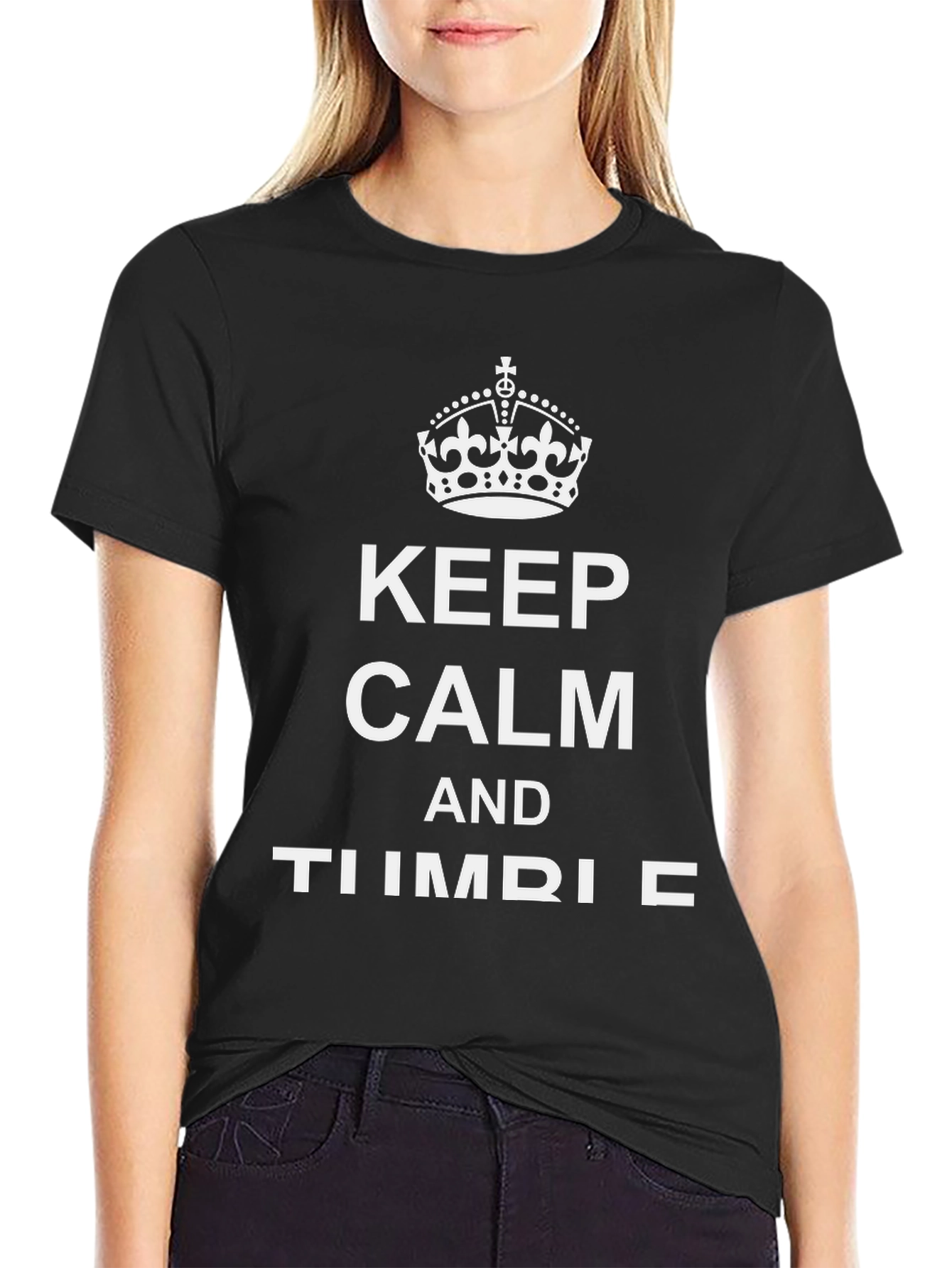 Keep Calm and Timber T-Shirt Funny Graphic Tee