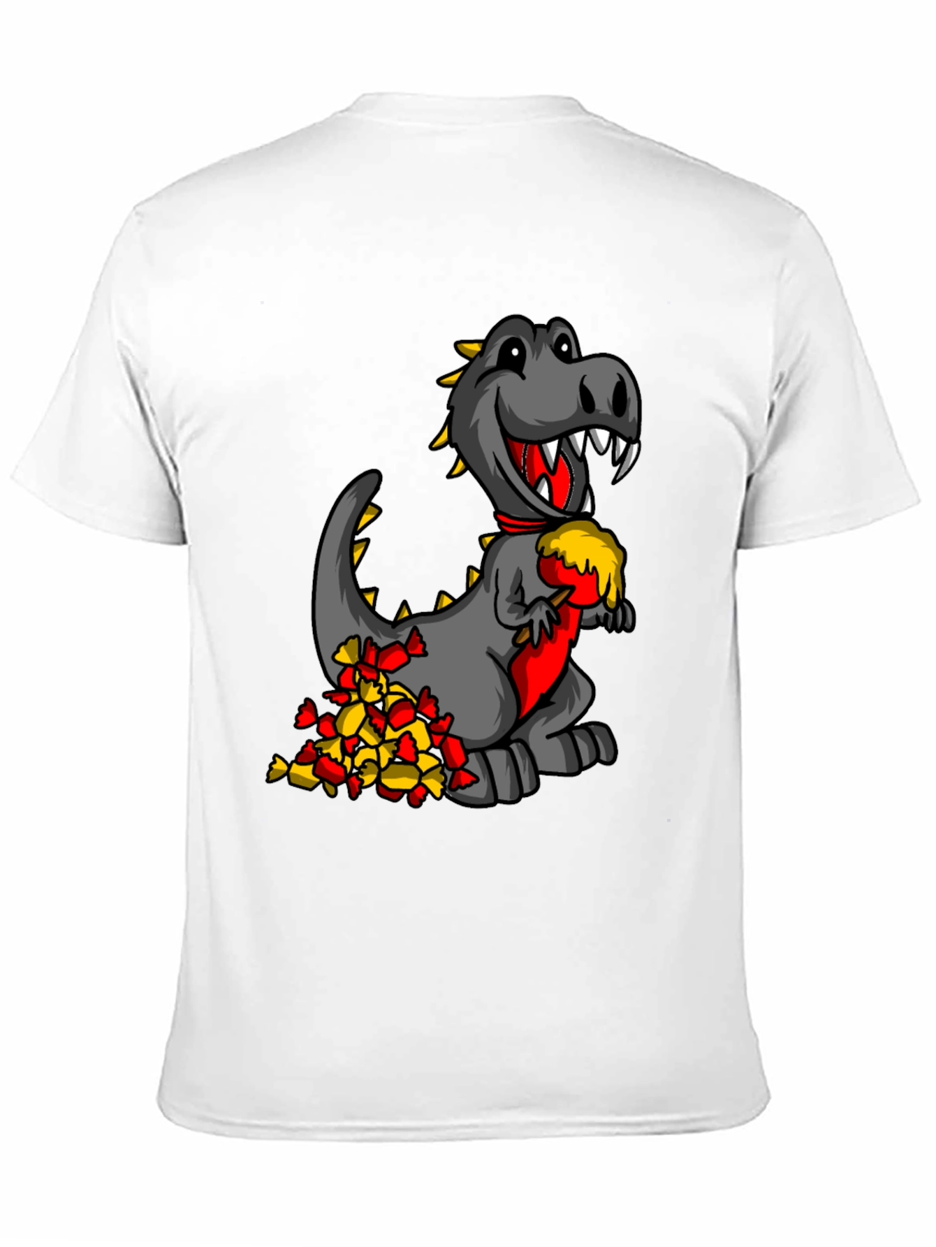 Dino Candy T-Shirt - Funny Cartoon Dinosaur