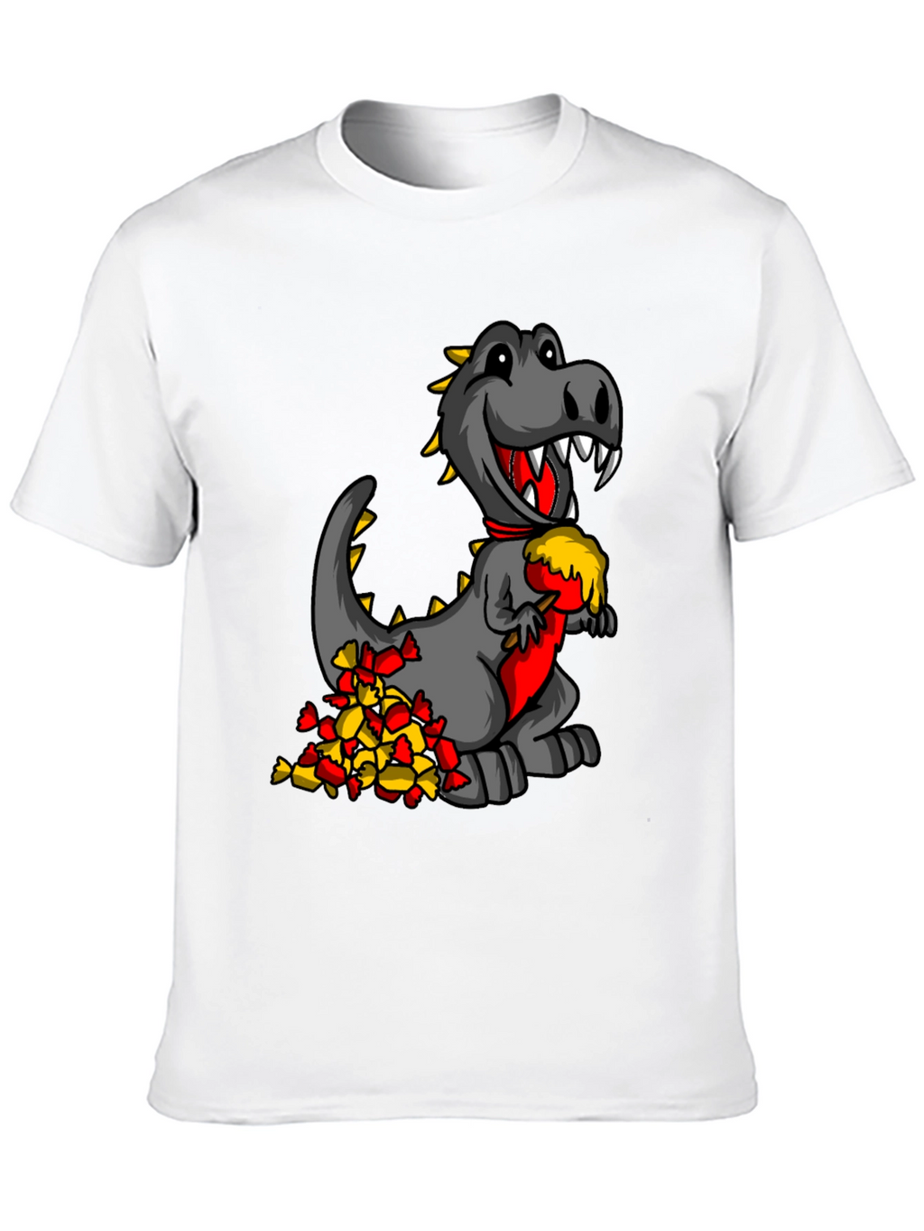 Dino Candy T-Shirt - Funny Cartoon Dinosaur