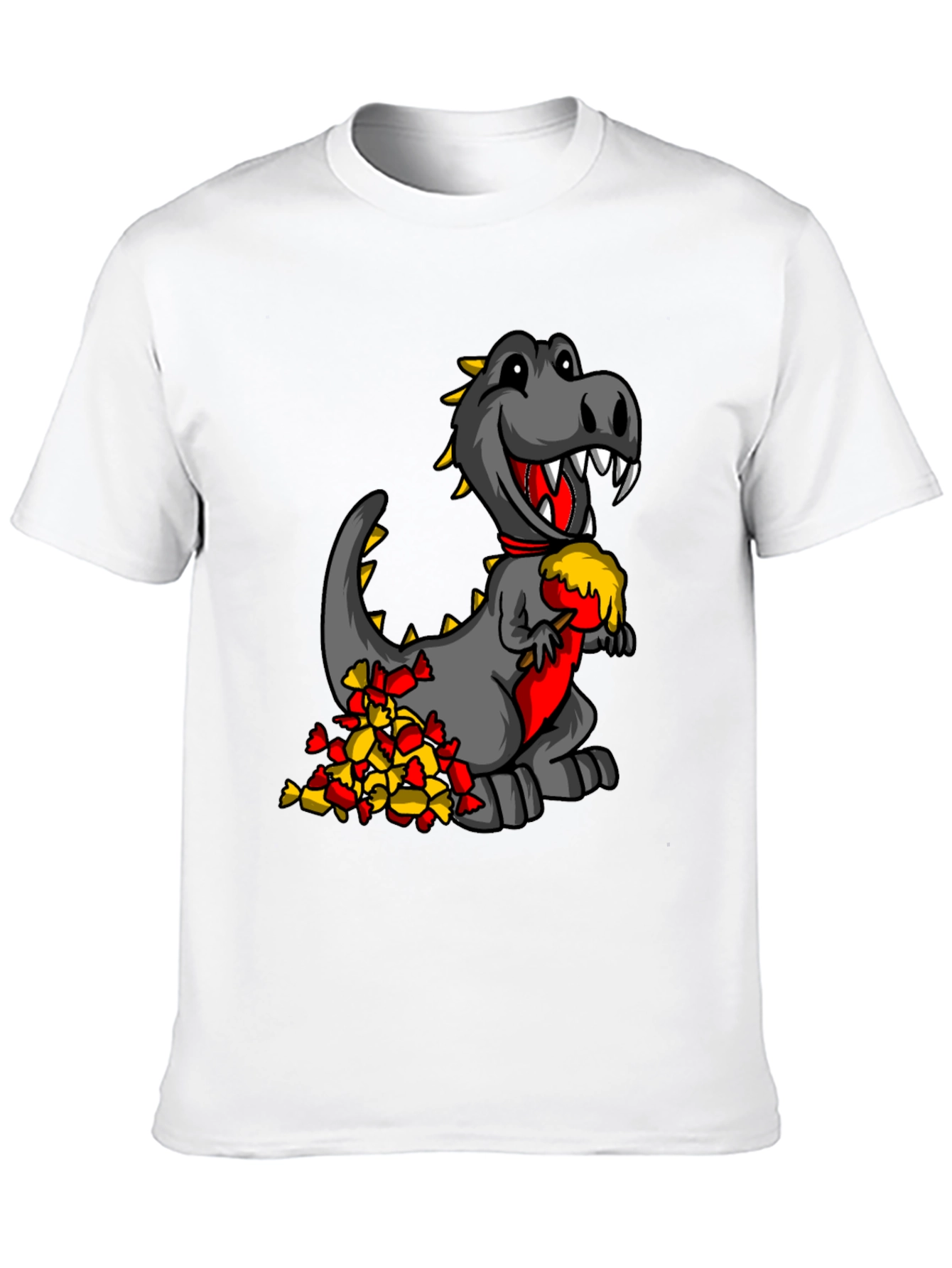 Dino Candy T-Shirt - Funny Cartoon Dinosaur
