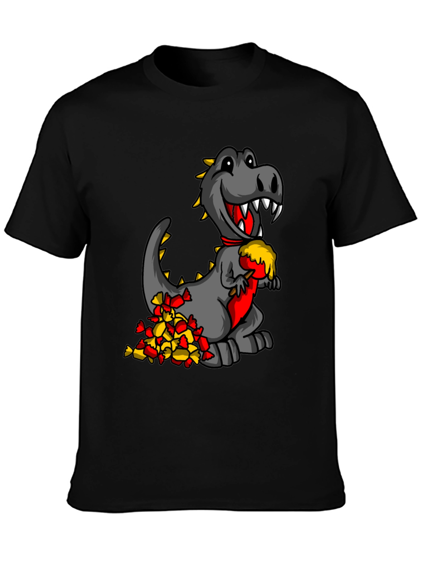 Dino Candy T-Shirt - Funny Cartoon Dinosaur
