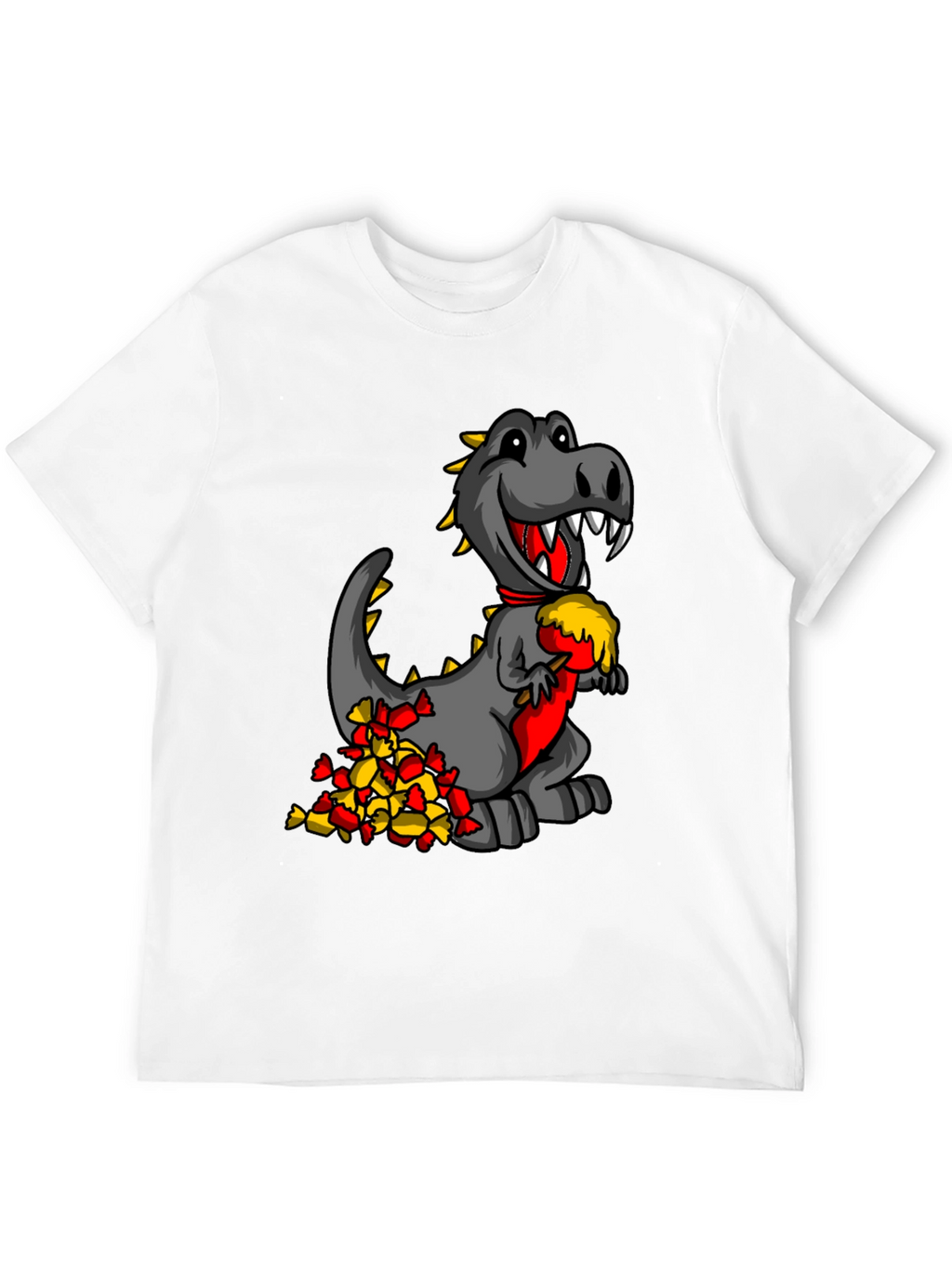 Dino Candy T-Shirt - Funny Cartoon Dinosaur