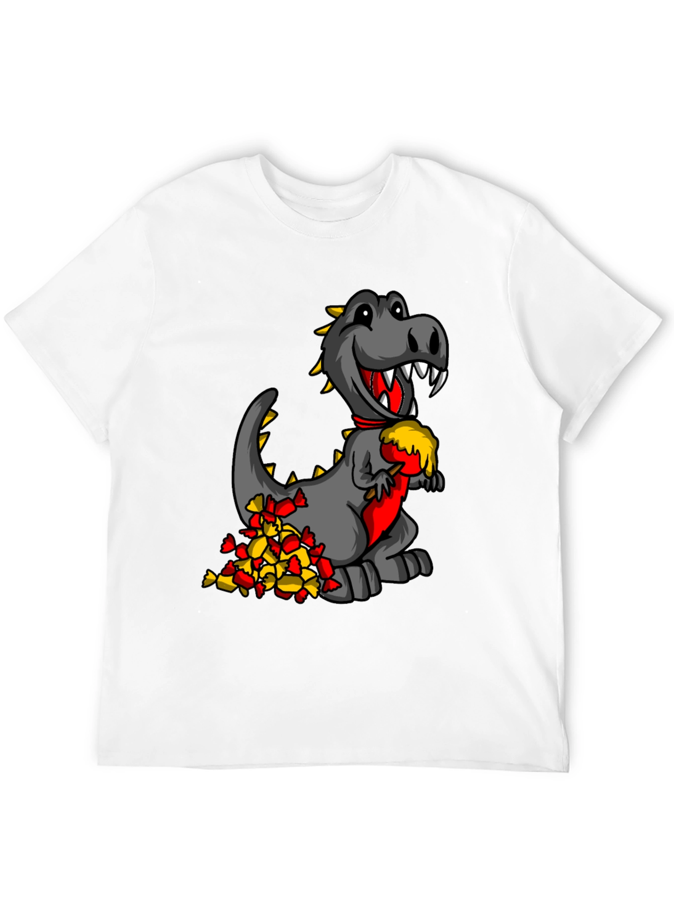 Dino Candy T-Shirt - Funny Cartoon Dinosaur