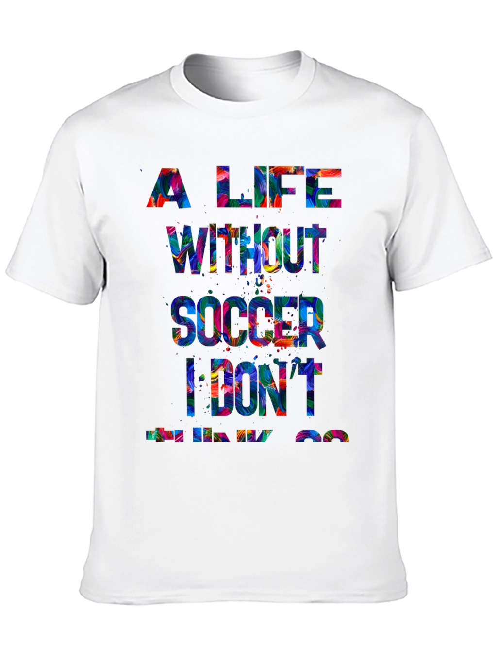 Soccer Life Graphic Tee - Black
