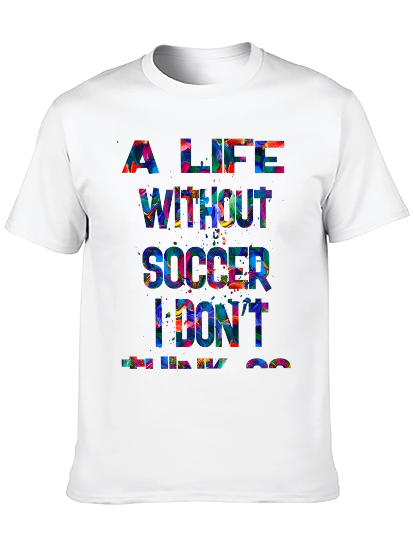 Soccer Life Graphic Tee - Black