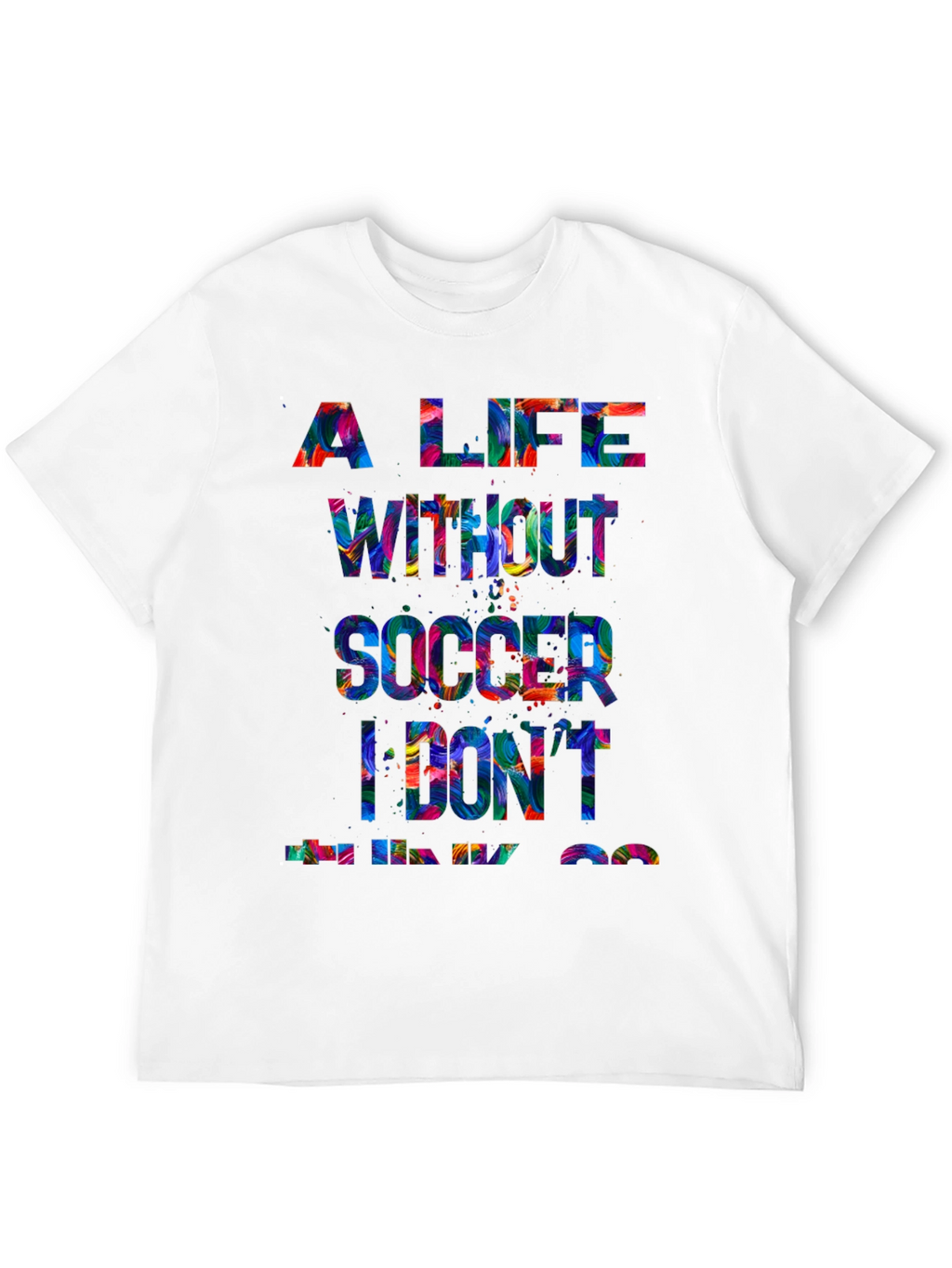 Soccer Life Graphic Tee - Black
