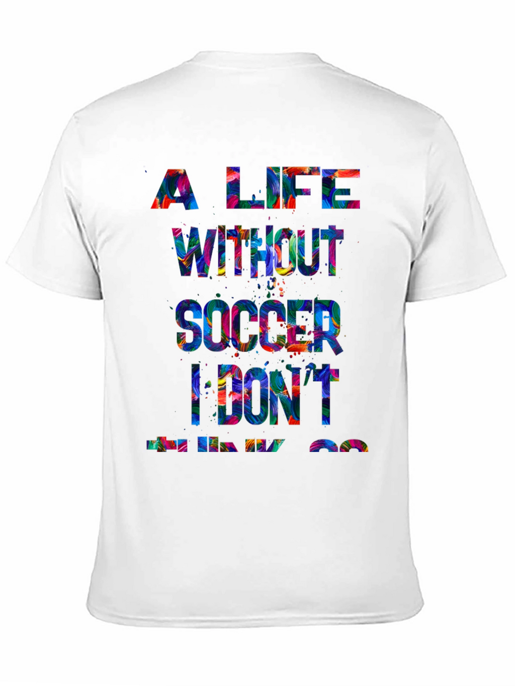 Soccer Life Graphic Tee - Black