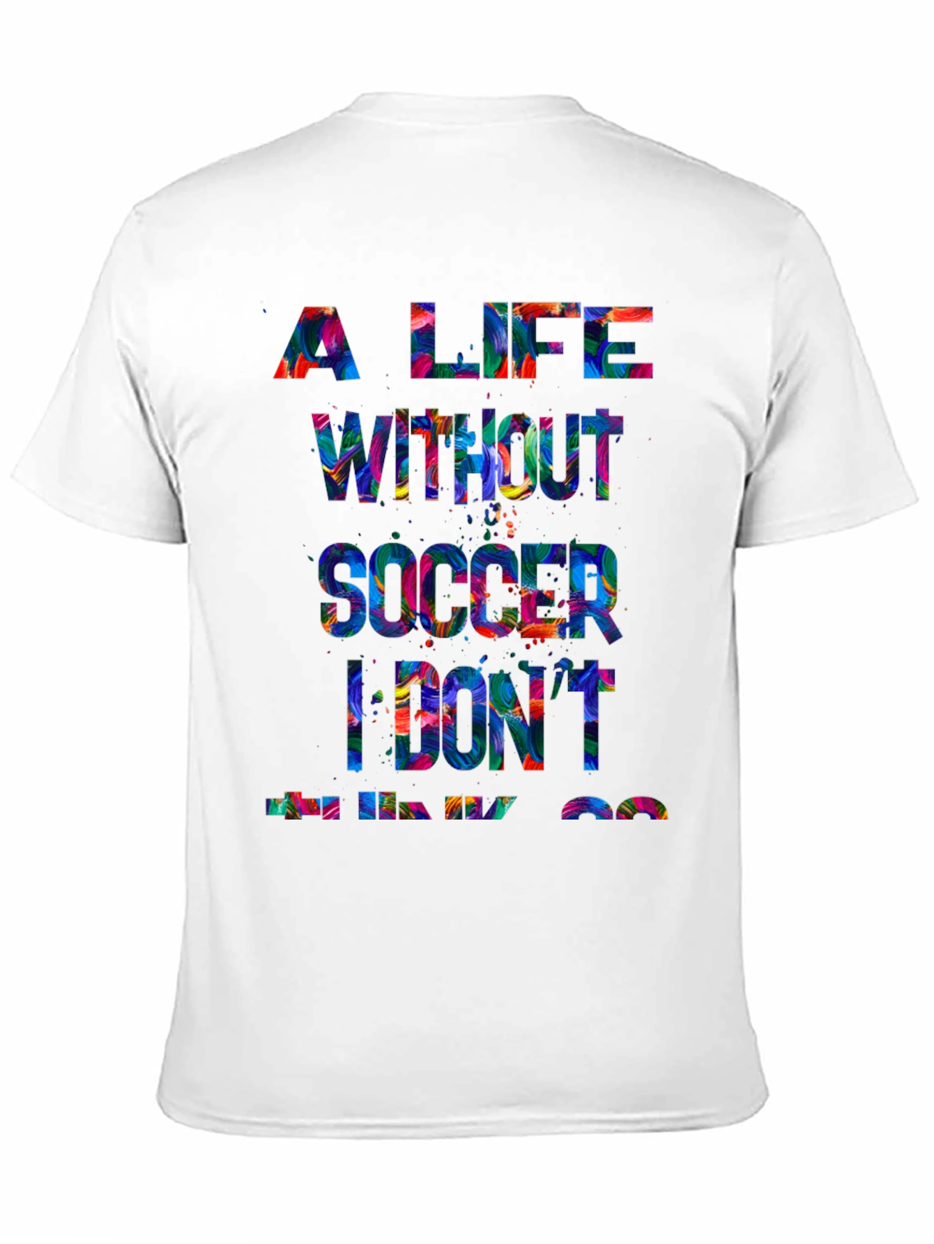 Soccer Life Graphic Tee - Black