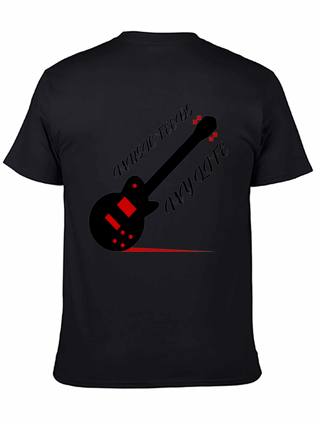 Music Feeds My Life Graphic T-Shirt