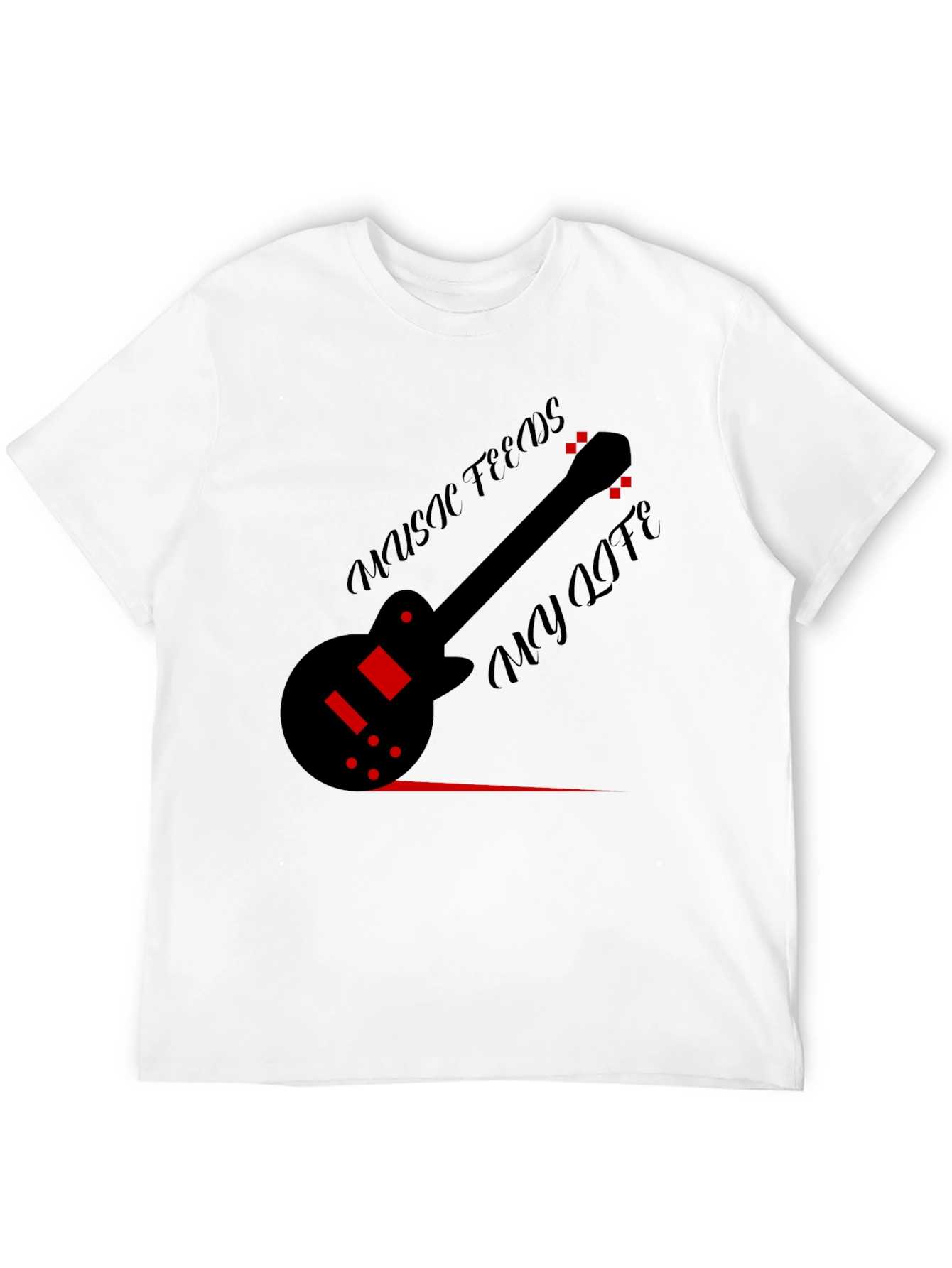Music Feeds My Life Graphic T-Shirt