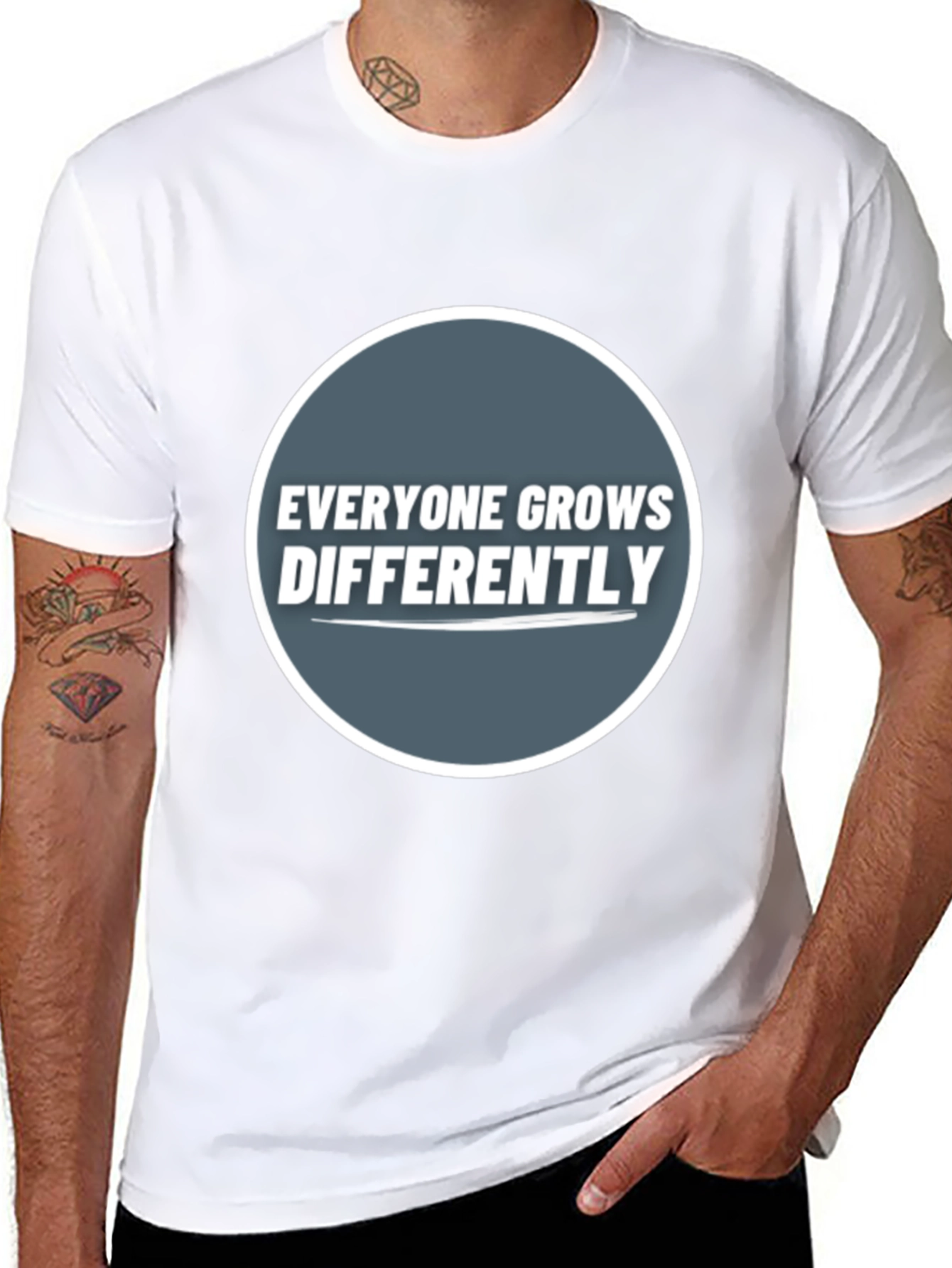 Everyone Grows Differently Graphic Tee