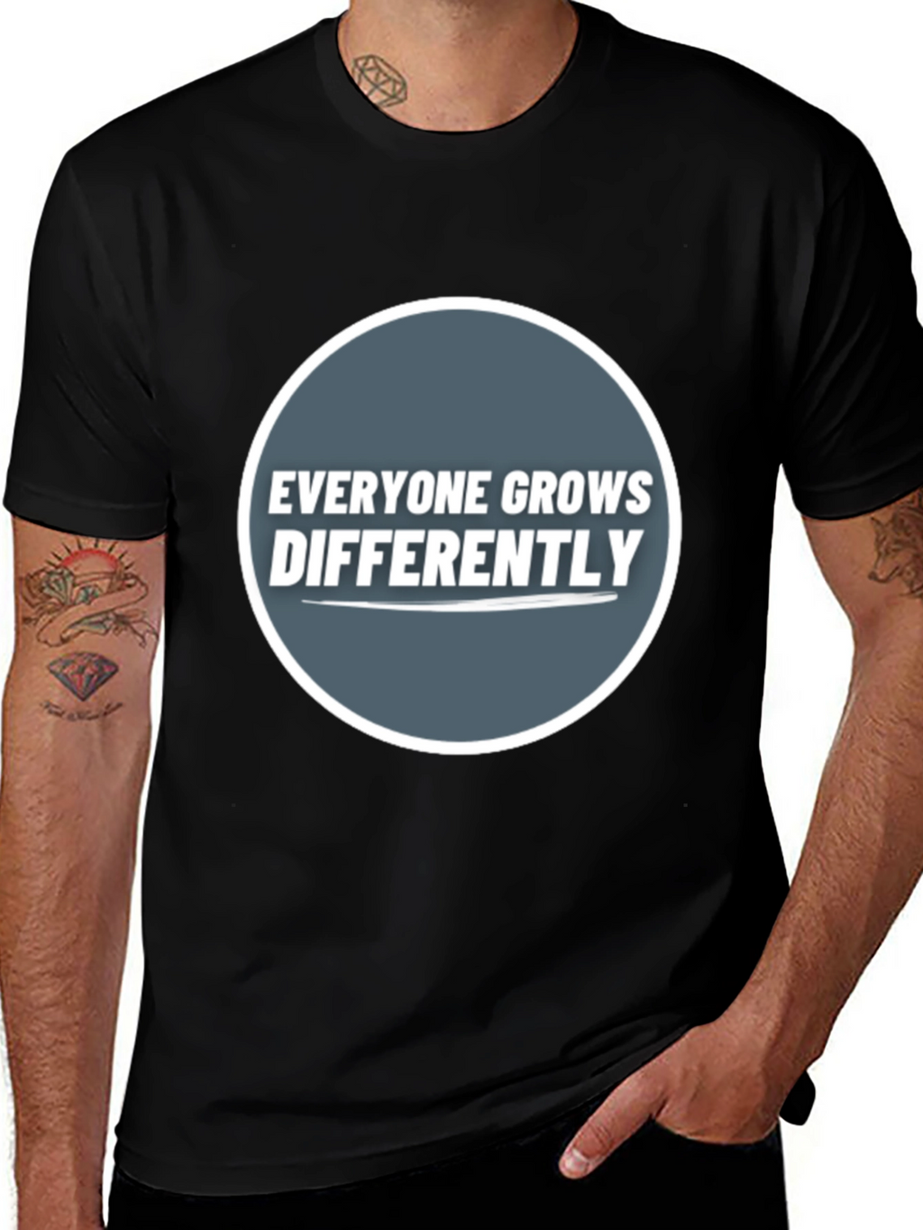 Everyone Grows Differently Graphic Tee