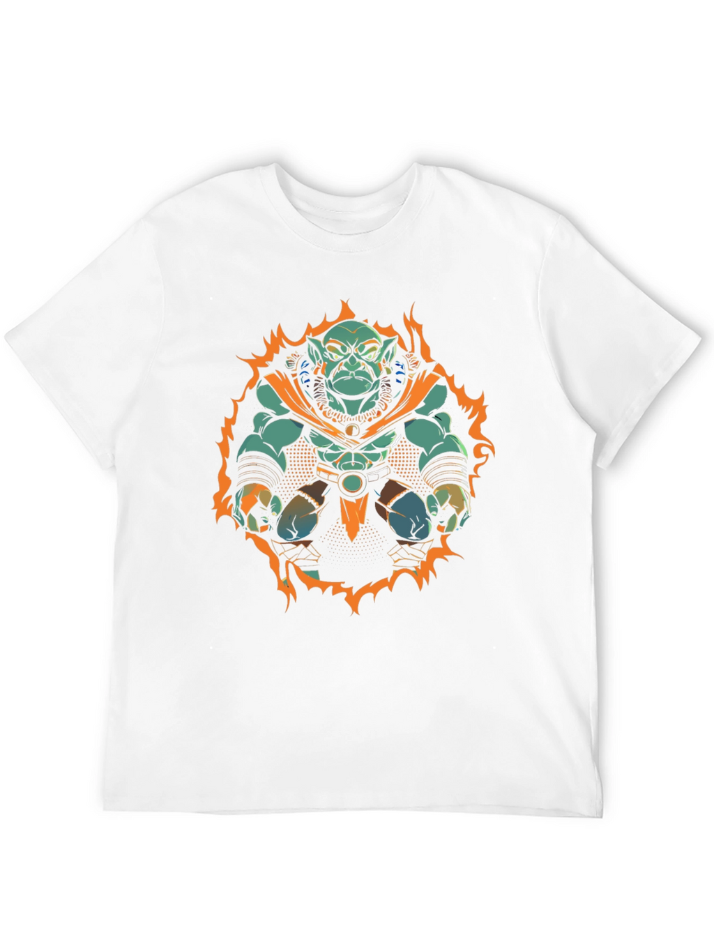 Troll Warrior Graphic Tee - Black Cotton Shirt