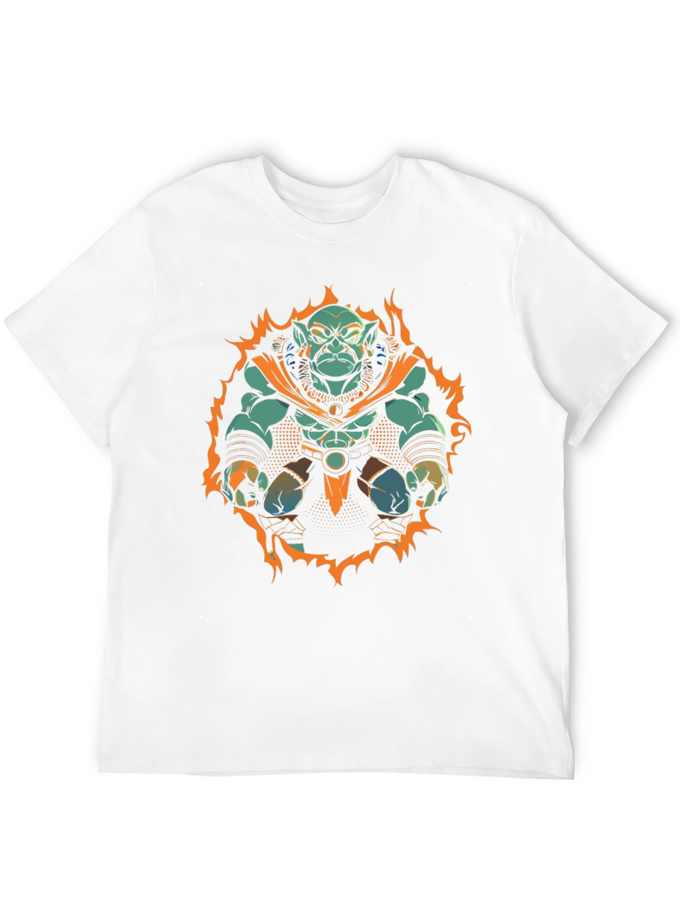 Troll Warrior Graphic Tee - Black Cotton Shirt