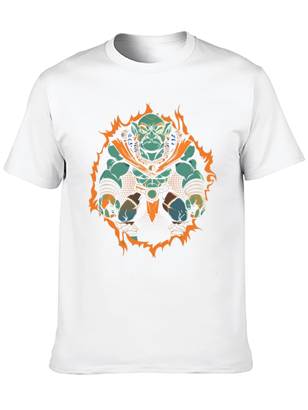 Troll Warrior Graphic Tee - Black Cotton Shirt