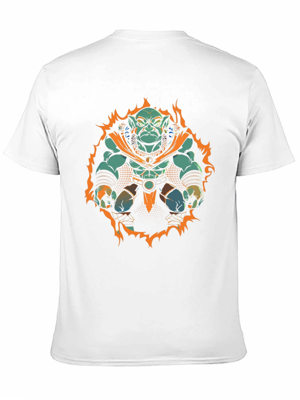 Troll Warrior Graphic Tee - Black Cotton Shirt