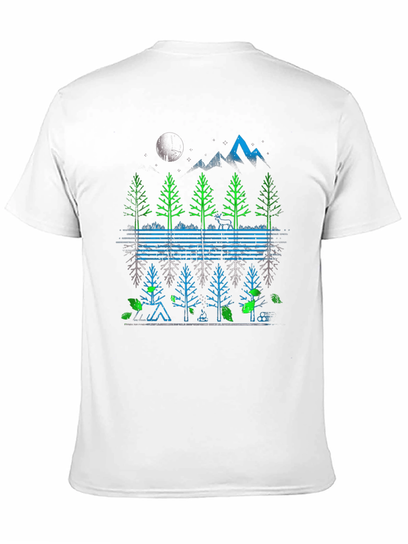 Nature Reflection Graphic T-Shirt