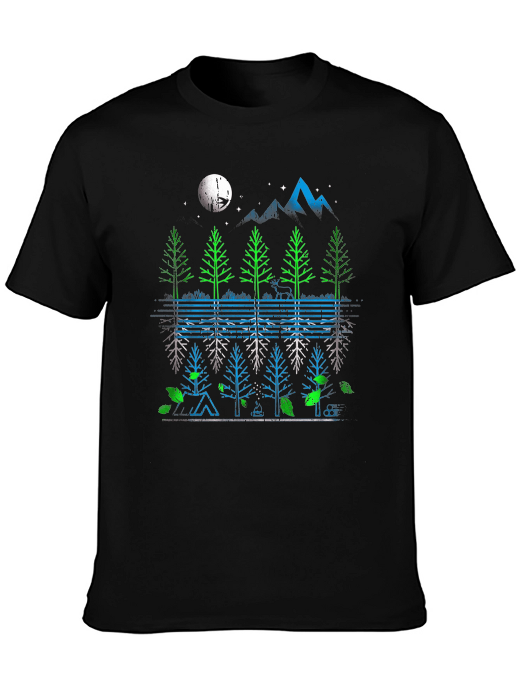 Nature Reflection Graphic T-Shirt