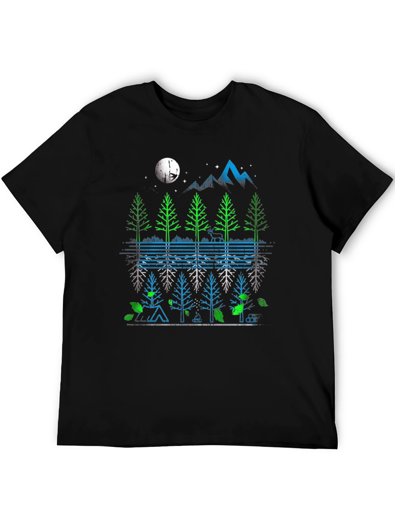 Nature Reflection Graphic T-Shirt