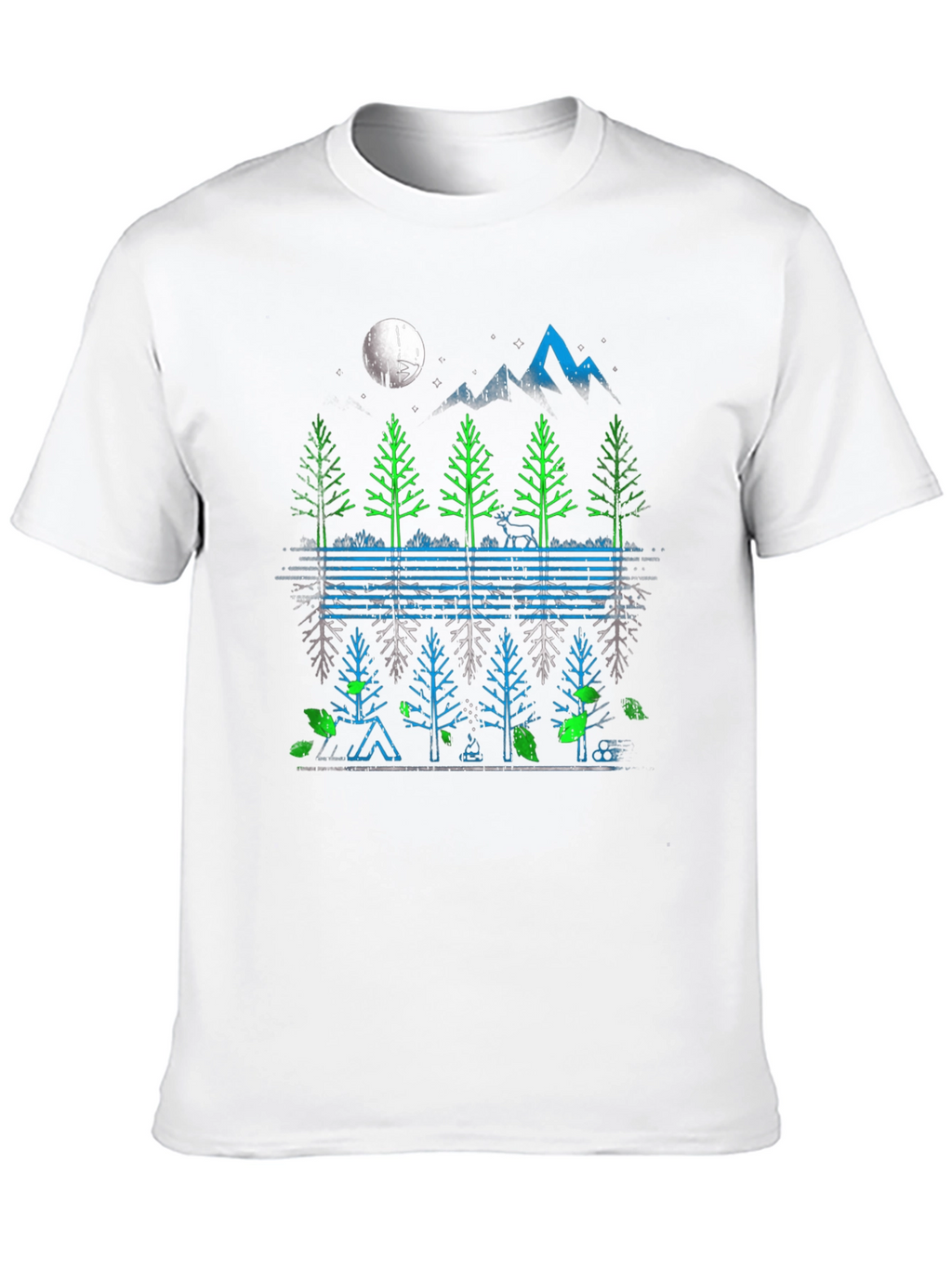 Nature Reflection Graphic T-Shirt