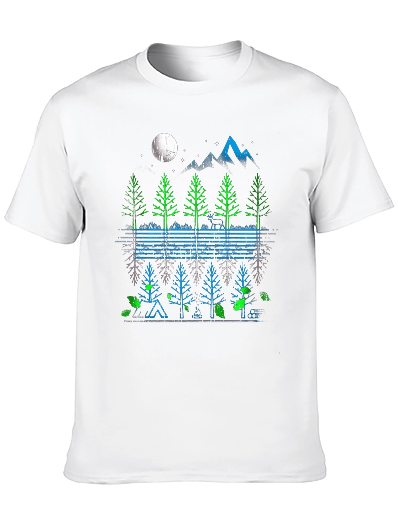 Nature Reflection Graphic T-Shirt
