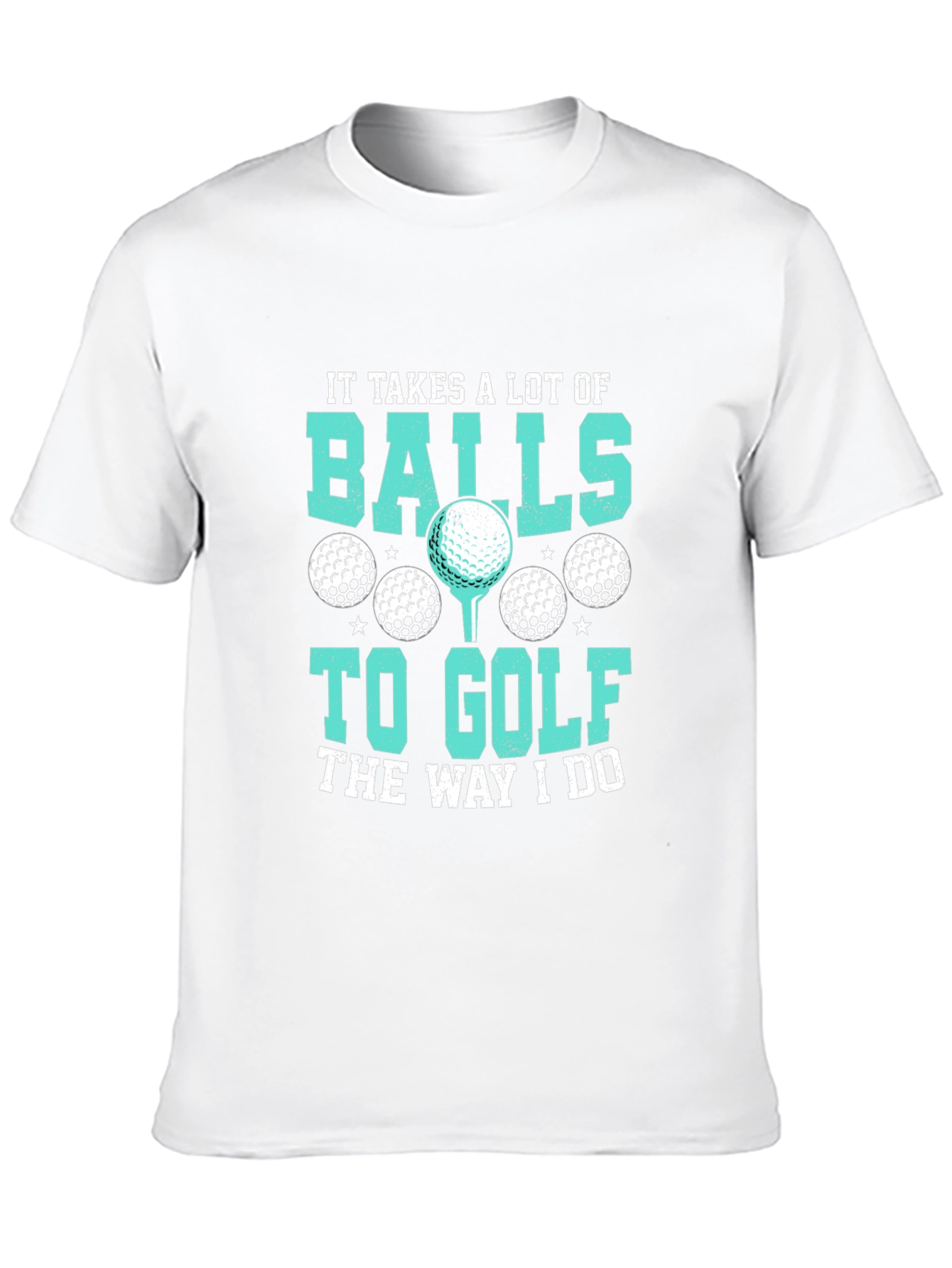 Golf Balls Graphic Tee - Humorous Golfer T-Shirt