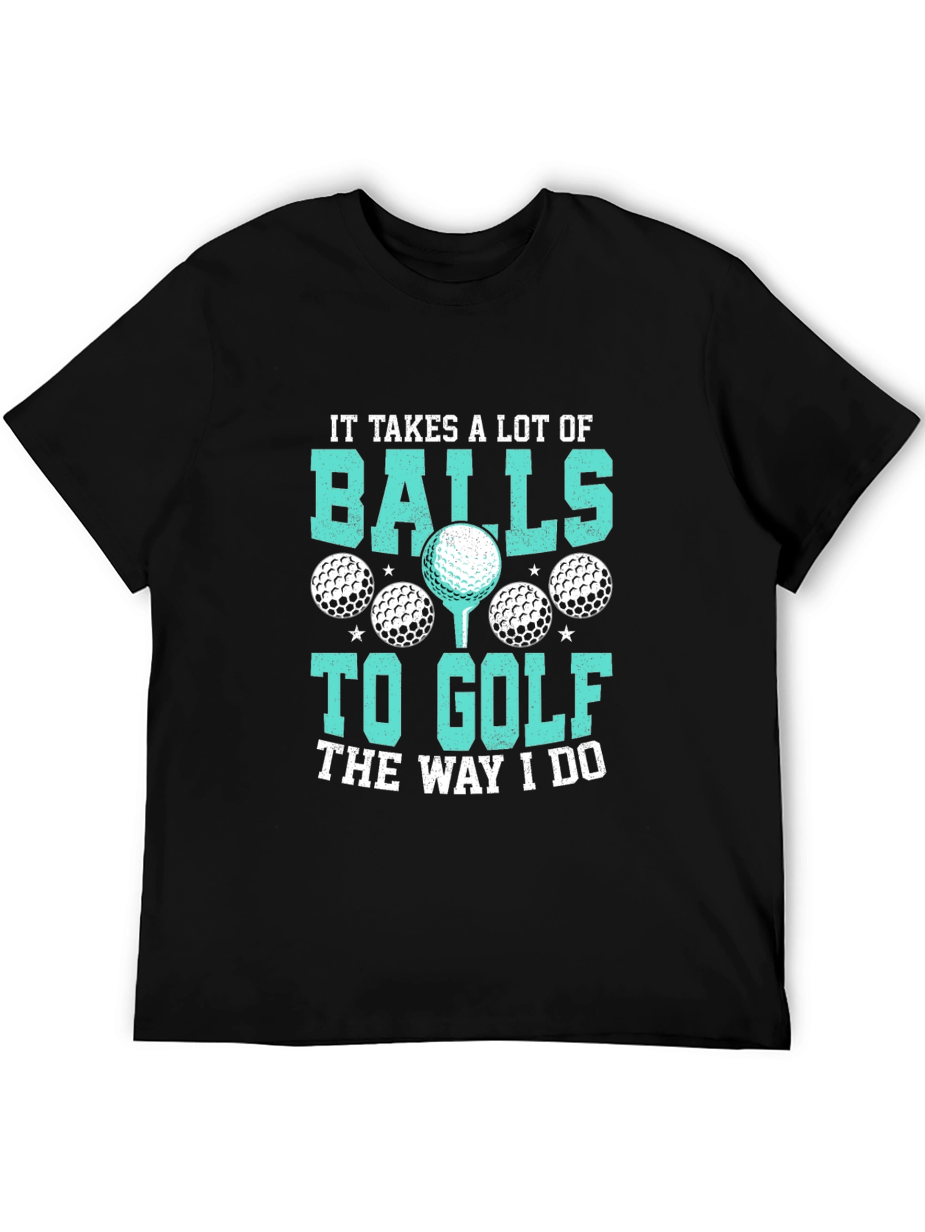 Golf Balls Graphic Tee - Humorous Golfer T-Shirt
