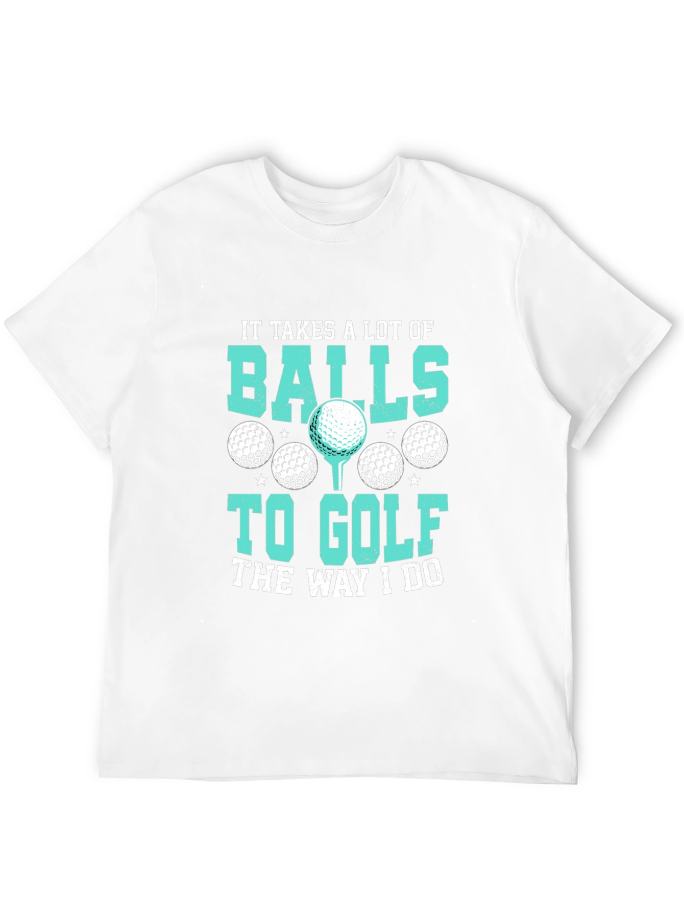 Golf Balls Graphic Tee - Humorous Golfer T-Shirt