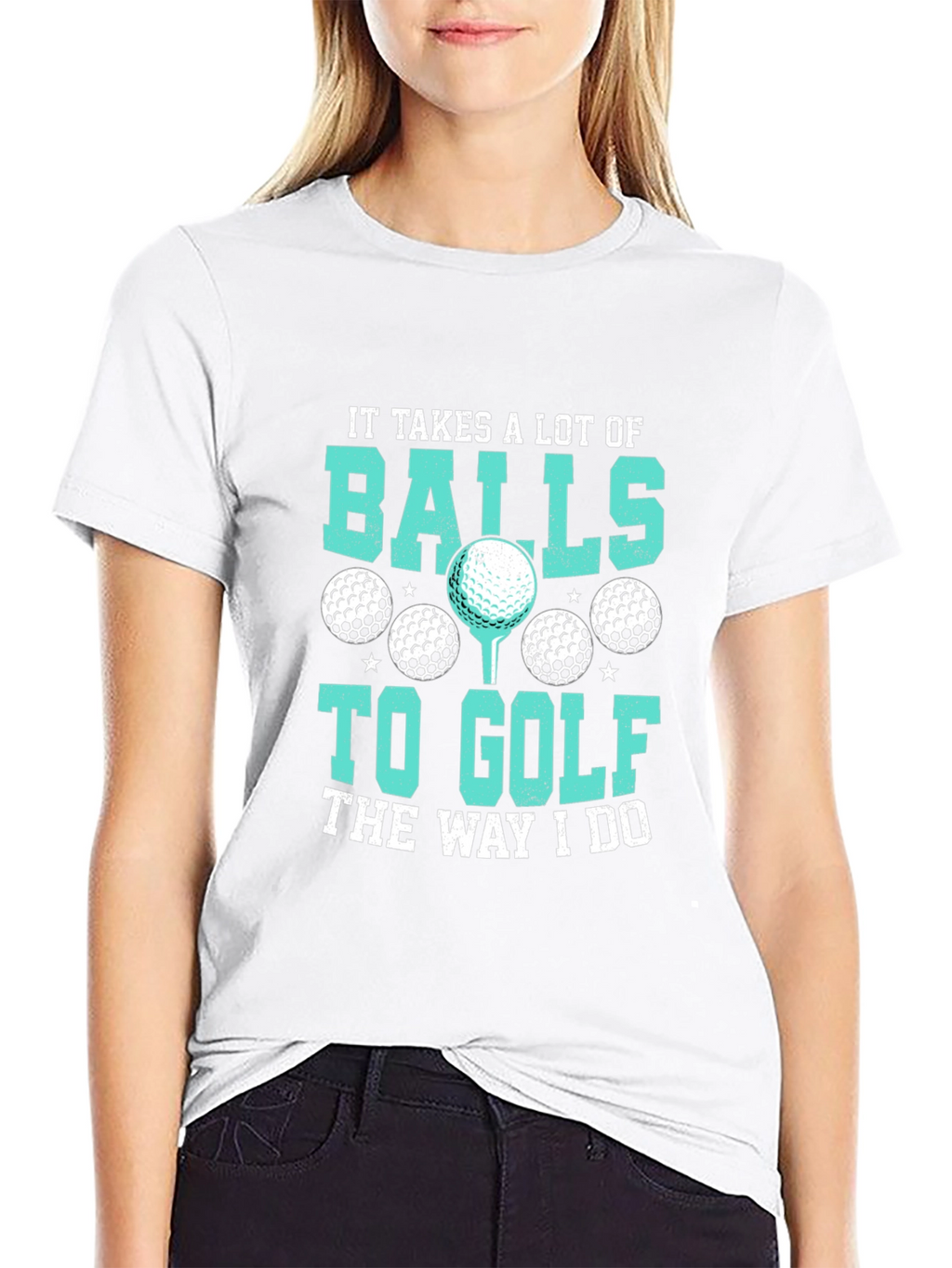 Golf Balls Graphic Tee - Humorous Golfer T-Shirt