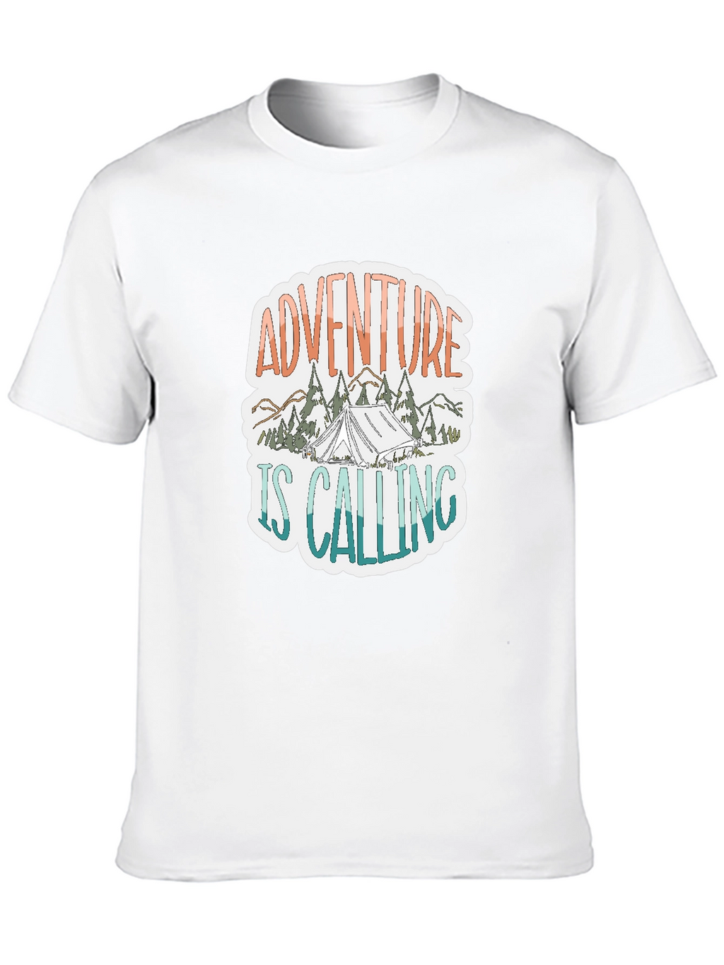 Adventure is Calling Graphic Tee - Black