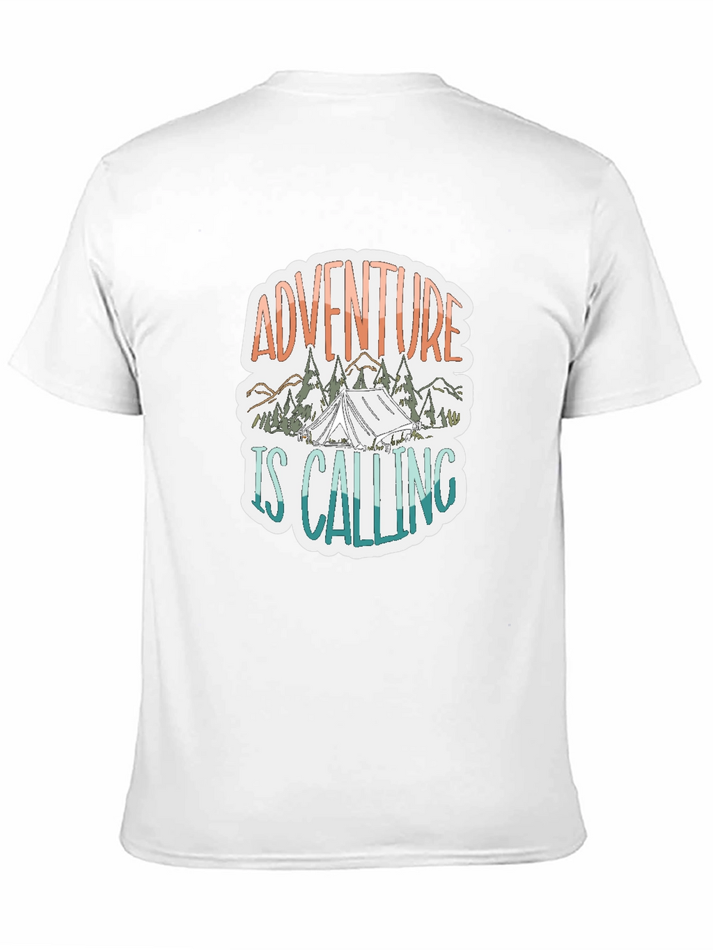 Adventure is Calling Graphic Tee - Black