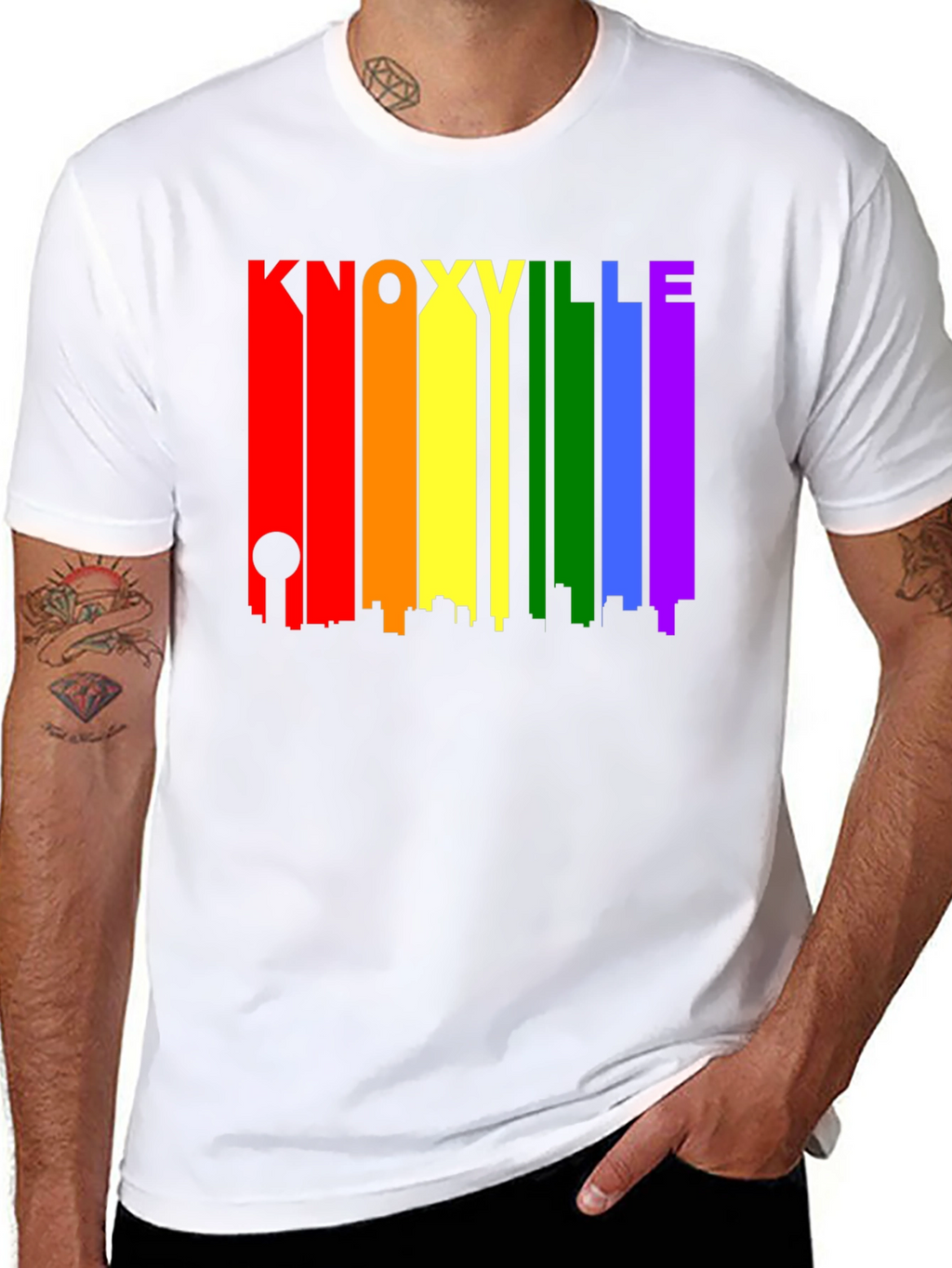 Knoxville Pride Skyline Graphic Tee