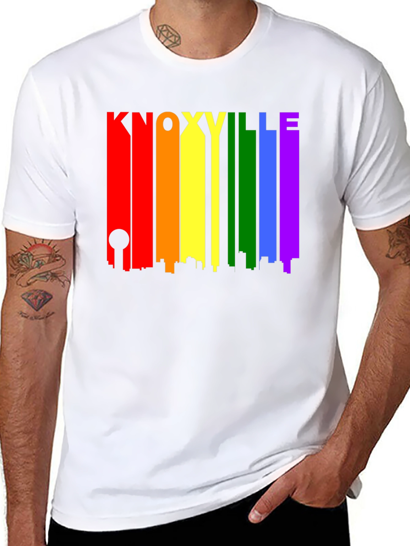 Knoxville Pride Skyline Graphic Tee