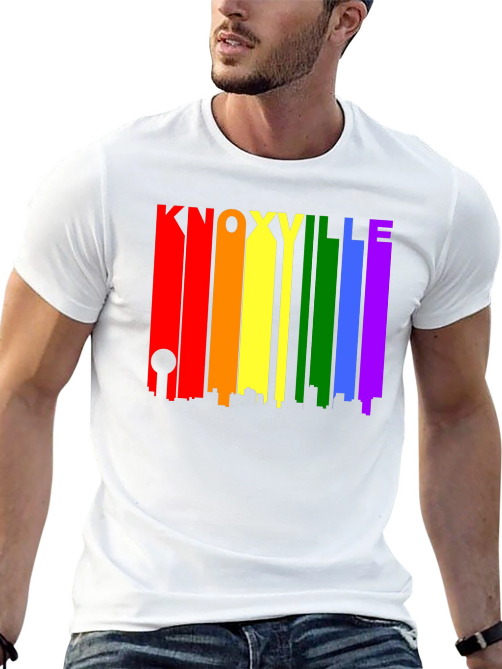 Knoxville Pride Skyline Graphic Tee