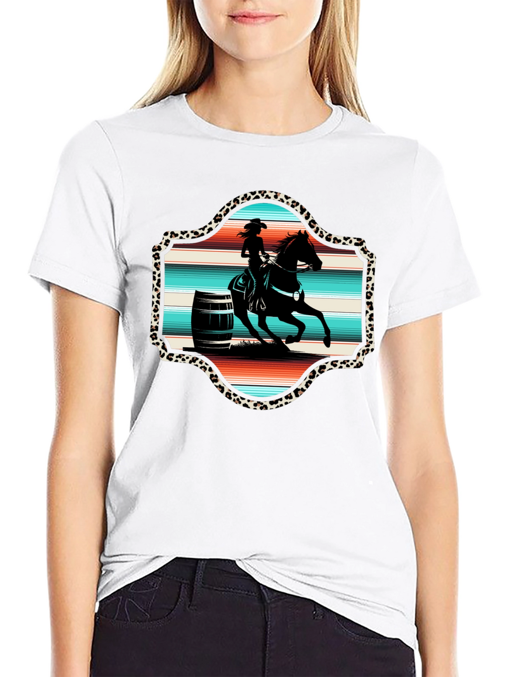 Barrel Racer Graphic Tee - Rodeo Style