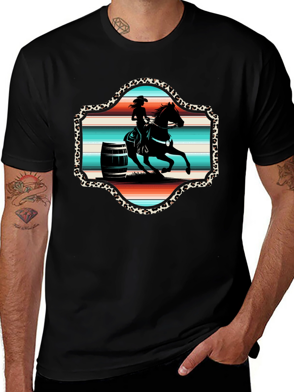 Barrel Racer Graphic Tee - Rodeo Style