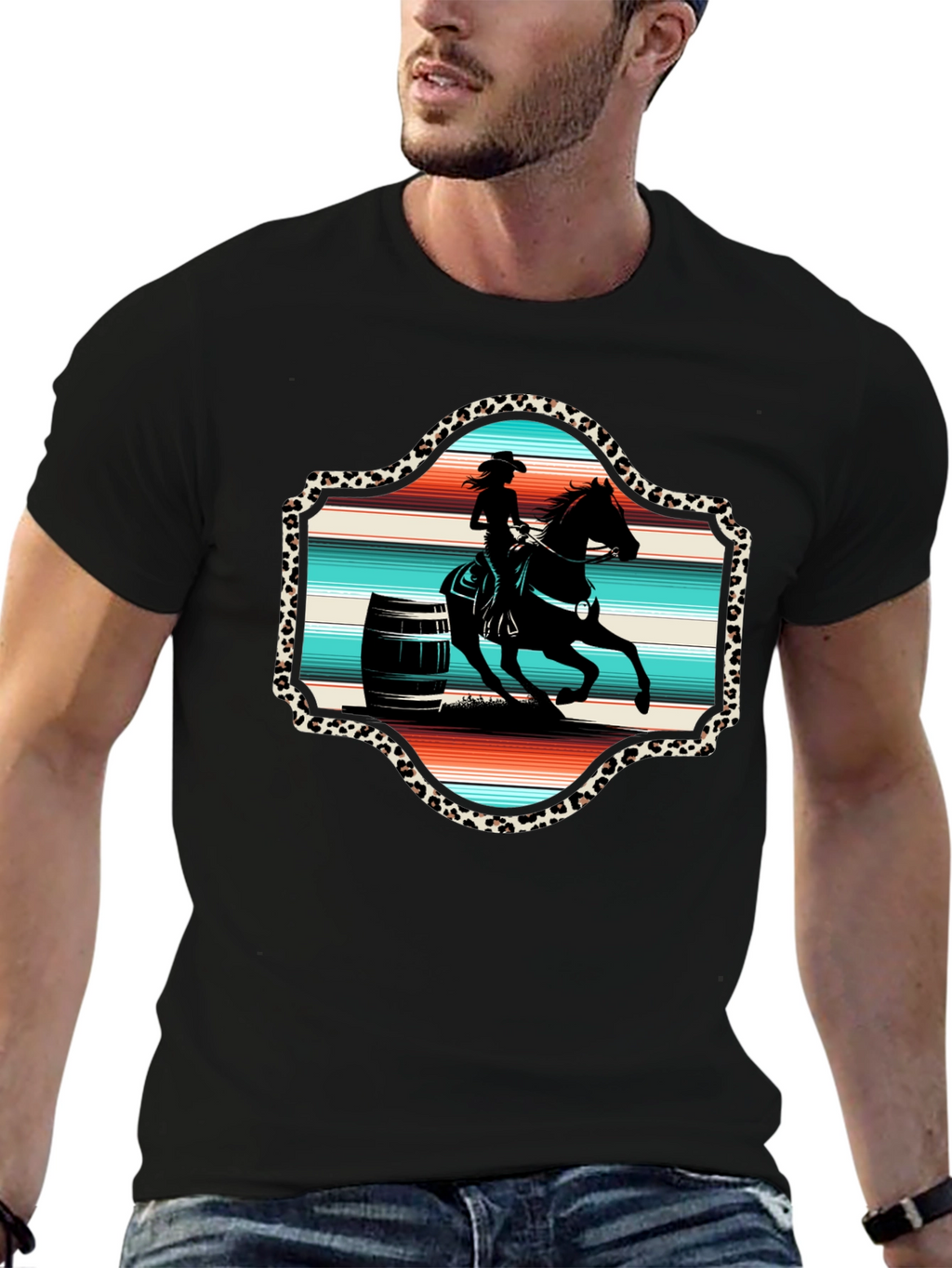 Barrel Racer Graphic Tee - Rodeo Style