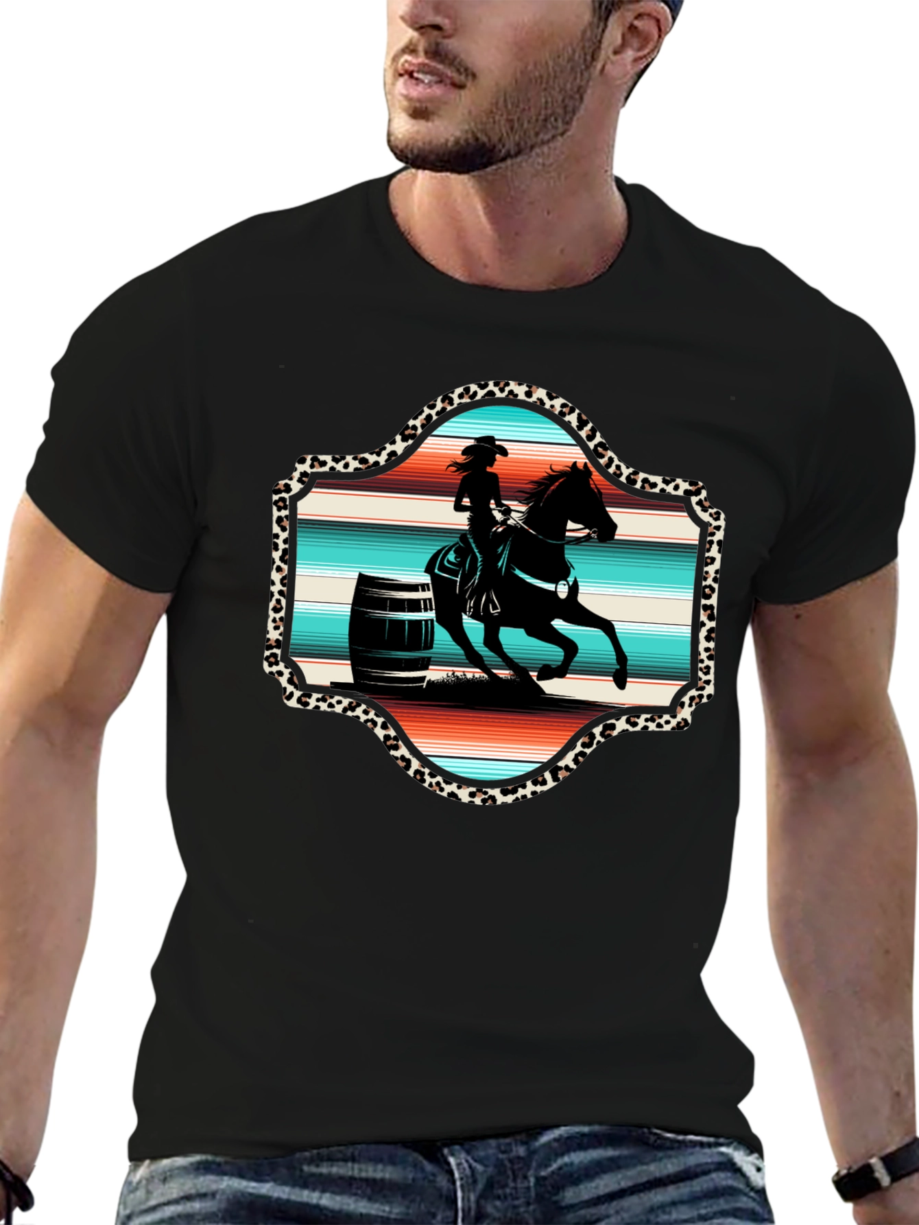 Barrel Racer Graphic Tee - Rodeo Style